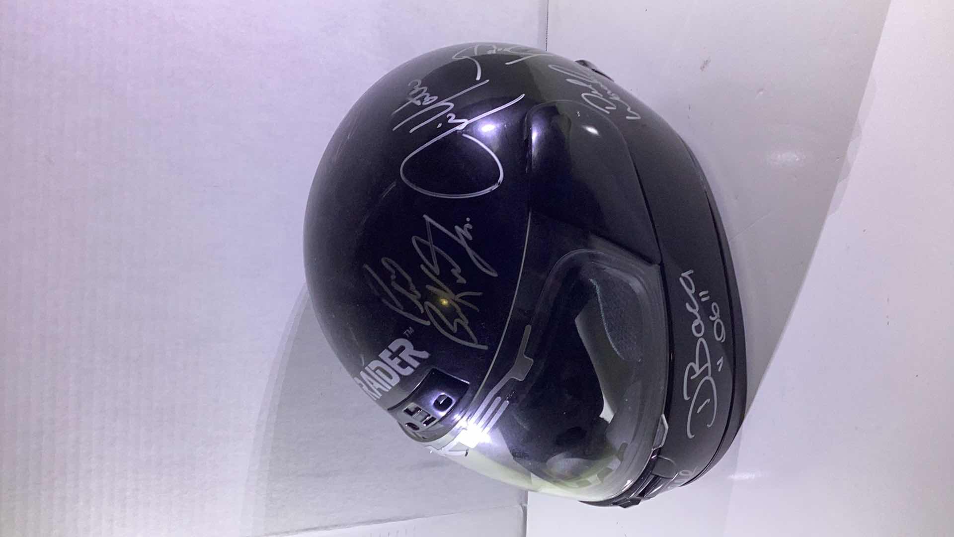 Photo 1 of AUTOGRAPHED MOTORCYCLE HELMET