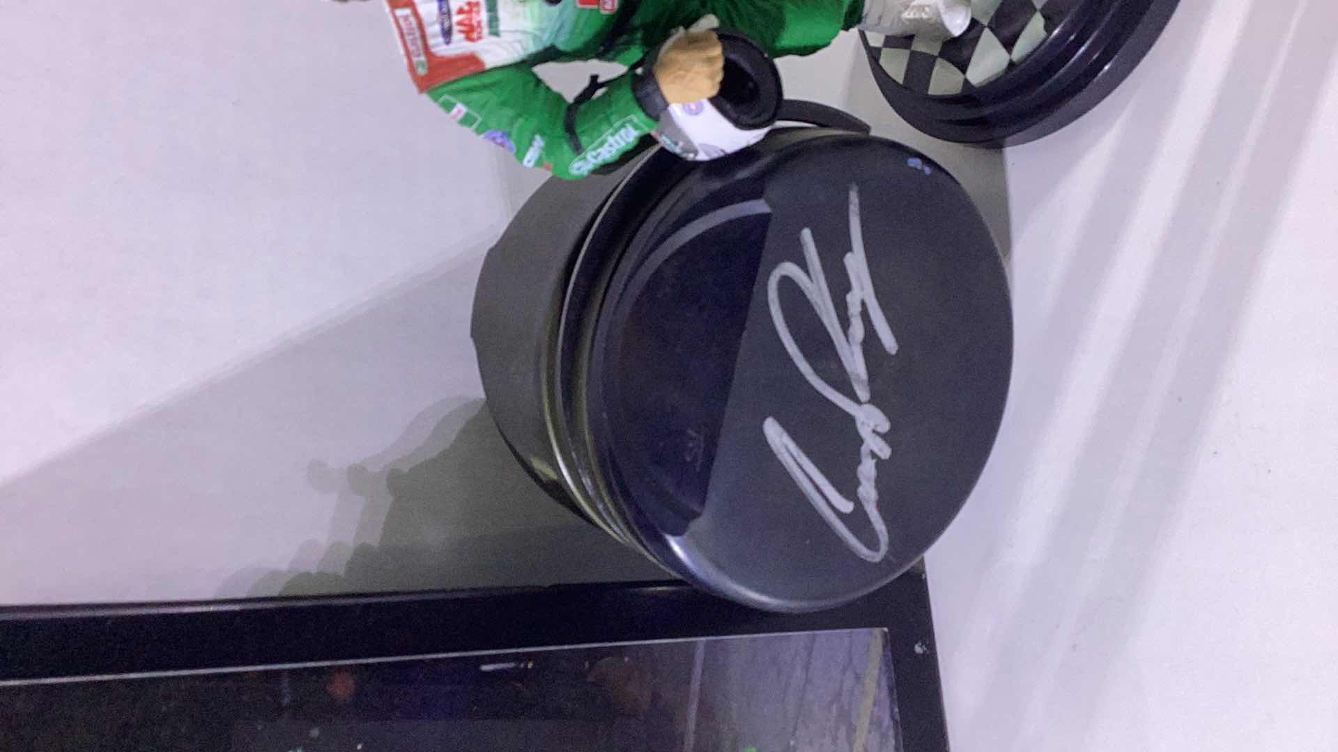 Photo 5 of NASCAR AUTOGRAPHED PHOTO AND PISTON, AND FIGURES