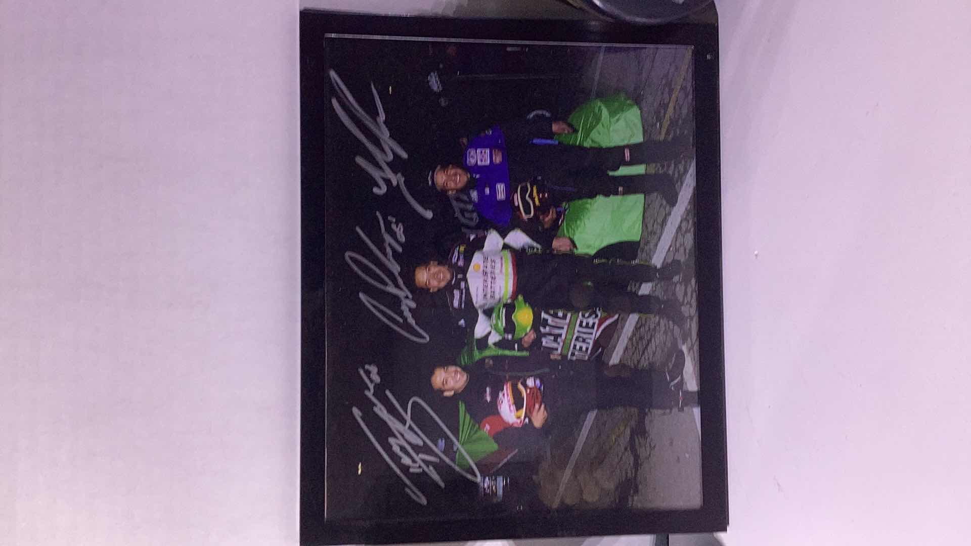 Photo 3 of NASCAR AUTOGRAPHED PHOTO AND PISTON, AND FIGURES