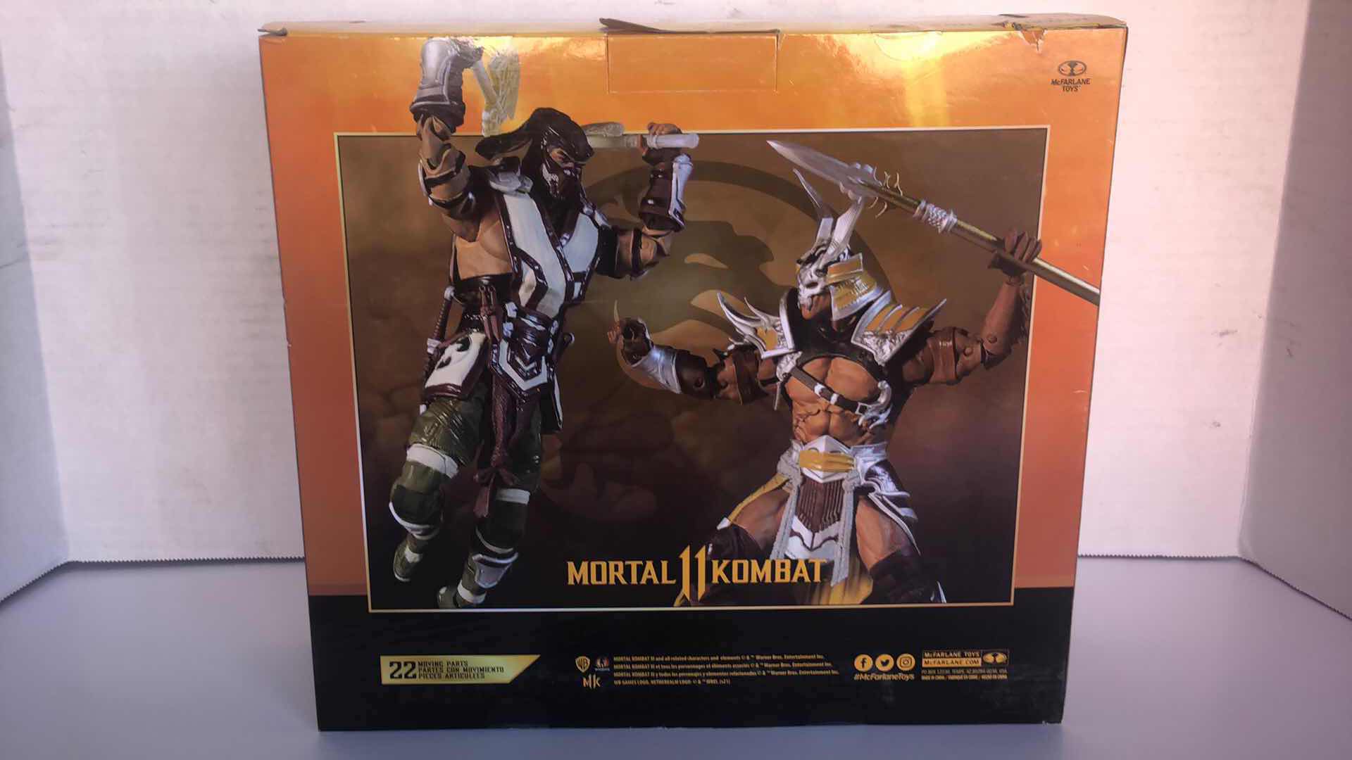 Photo 3 of MORTAL KOMBAT 11 SUBZERO AND SHAO KHAN FIGURINES