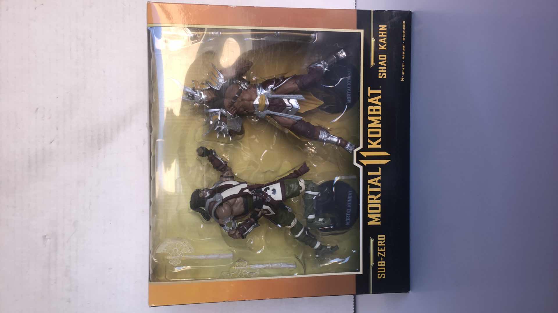 Photo 1 of MORTAL KOMBAT 11 SUBZERO AND SHAO KHAN FIGURINES