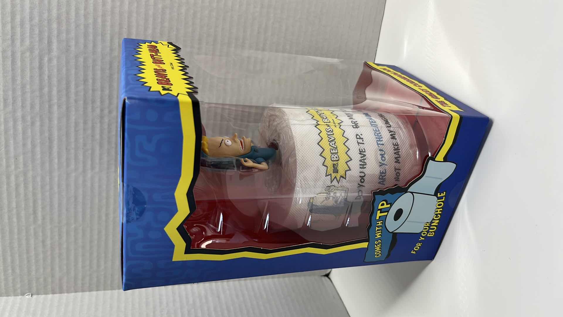 Photo 3 of NIB SUPER7 MTV BEAVIS AND BUTTHEAD THE GREAT CORNHOLIO REACTION FIGURE W TP INCLUDED