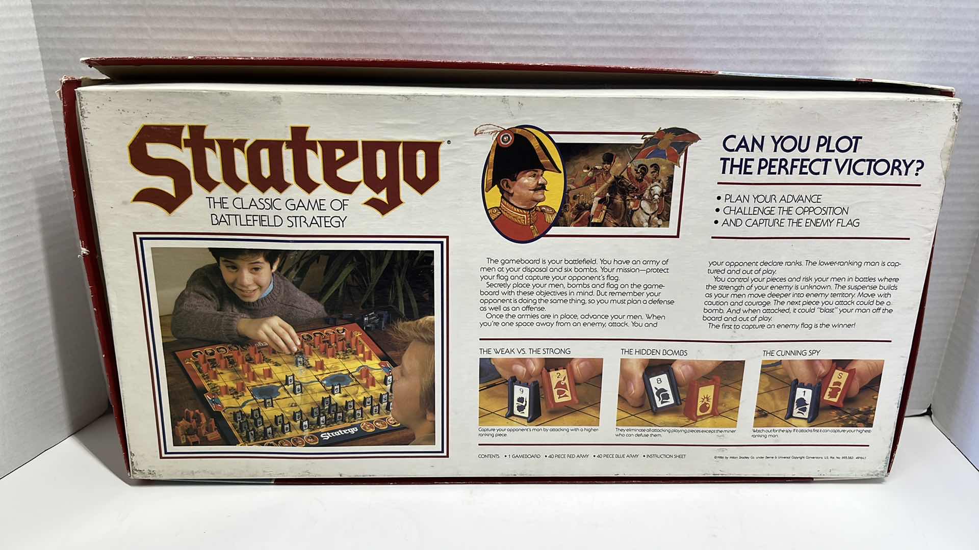 Photo 6 of VINTAGE MILTON BRADLEY STRATEGO, THE CLASSIC GAME OF BATTLEFIELD STRATEGY (1986)