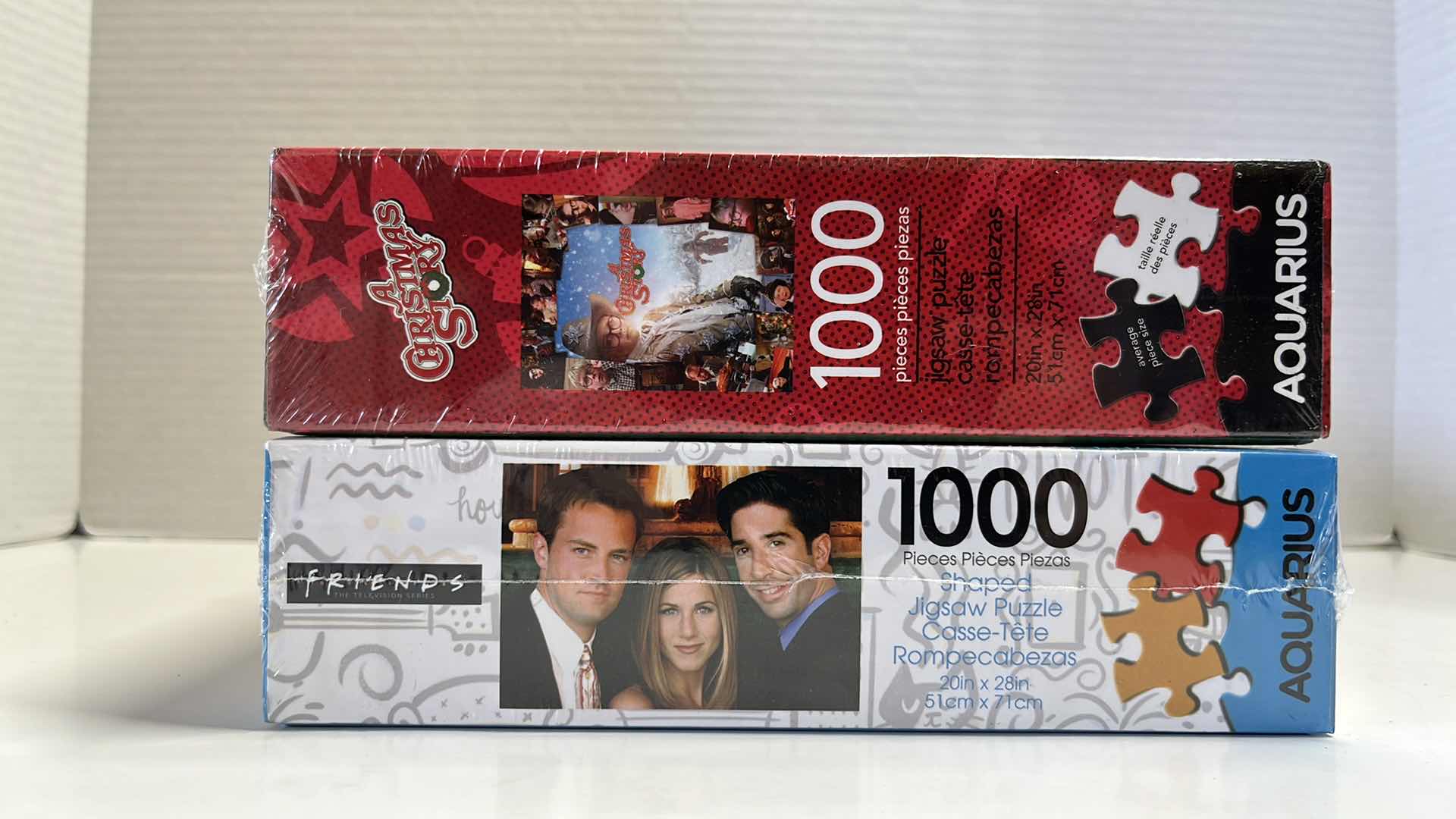 Photo 6 of NIB AQUARIUS 1000 PC JIGSAW PUZZLE, FRIENDS THE TV SERIES & A CHRISTMAS STORY MOVIE (2)