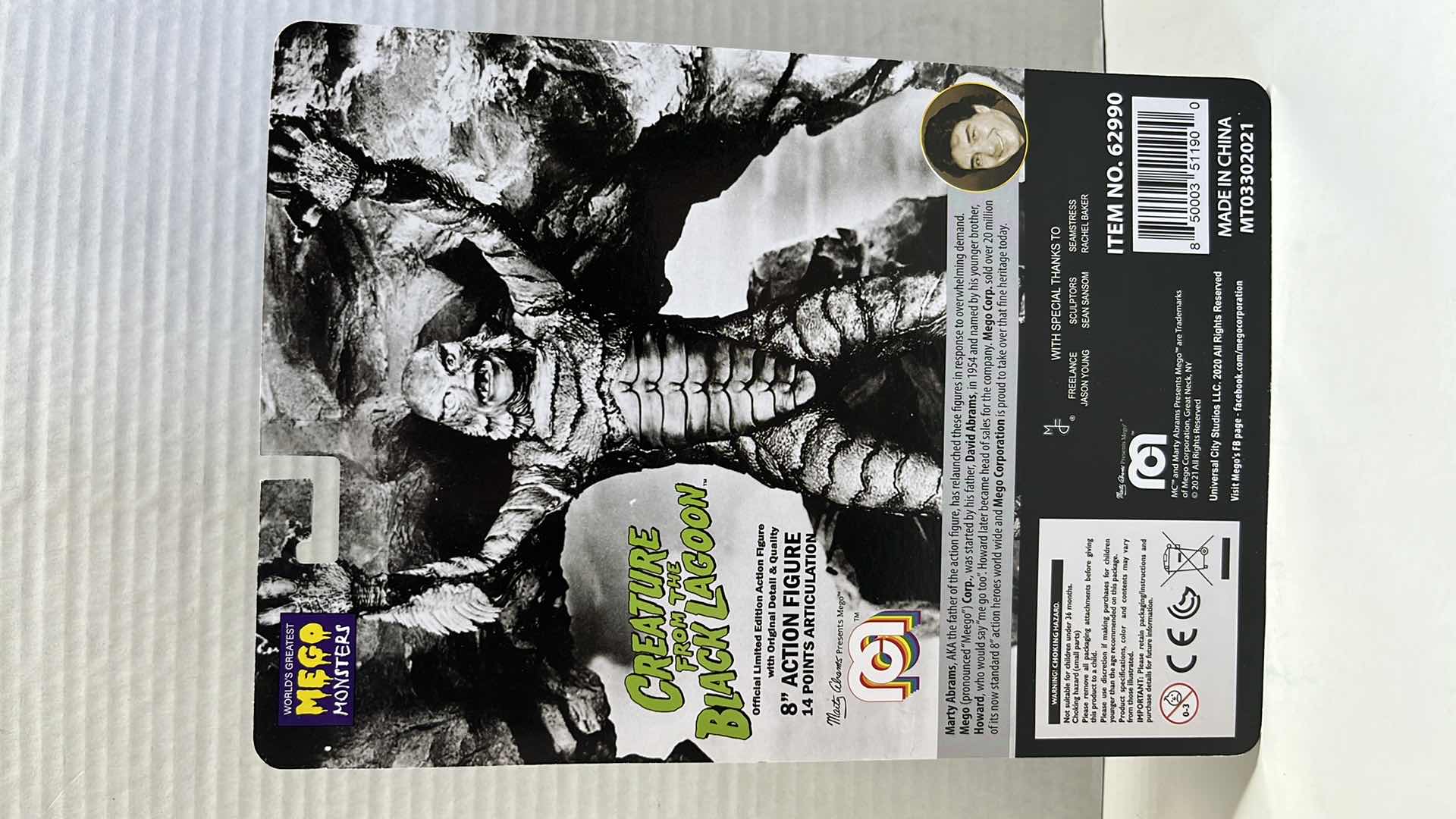 Photo 3 of NIB WORLDS GREATEST MEGO MONSTERS 8” ACTION FIGURE, CREATURE FROM THE BLACK LAGOON & DR. JEKYLL MR. HYDE (2)