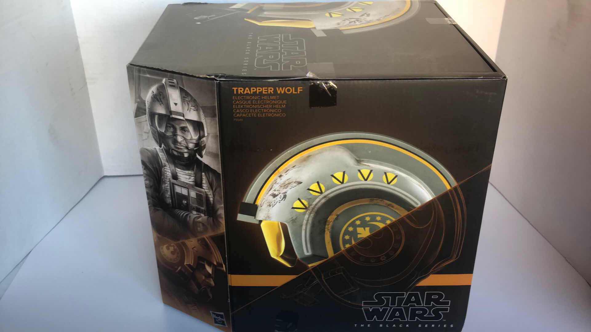 Photo 1 of $150 NIB STAR WARS TRAPPER WOLF ELECTRONIC HELMET