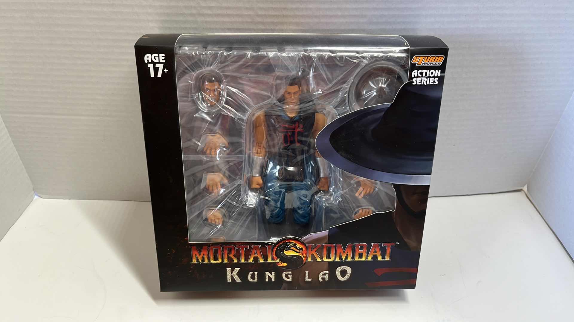 Photo 1 of NIB STORM COLLECTIBLES ACTION SERIES MORTAL KOMBAT 1/12 SCALE FIGURE & ACCESSORIES, KUNG LAO