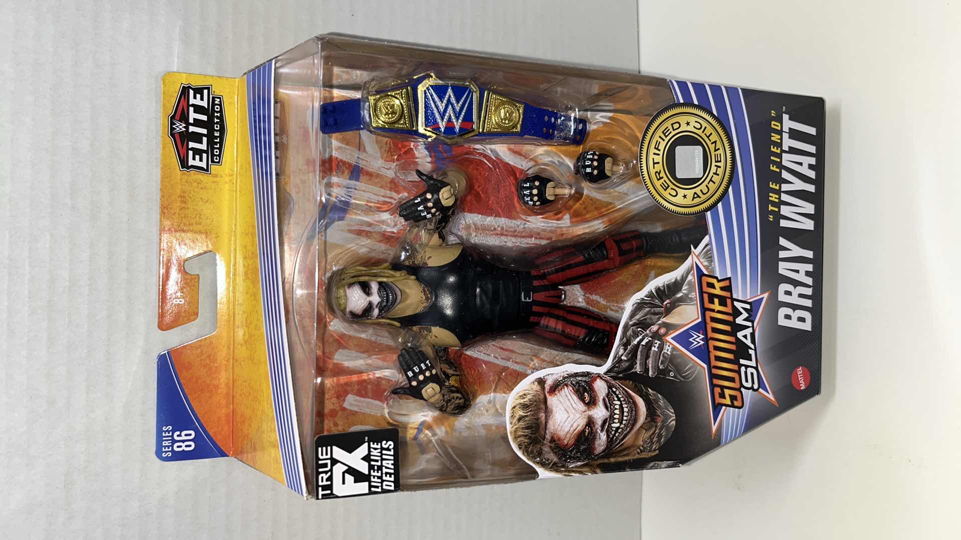 Photo 1 of $35.00 NIB MATTEL WWE ELITE COLLECTION, SERIES 86 SUMMER SLAM BRAY “THE FIEND” WYATT (1)