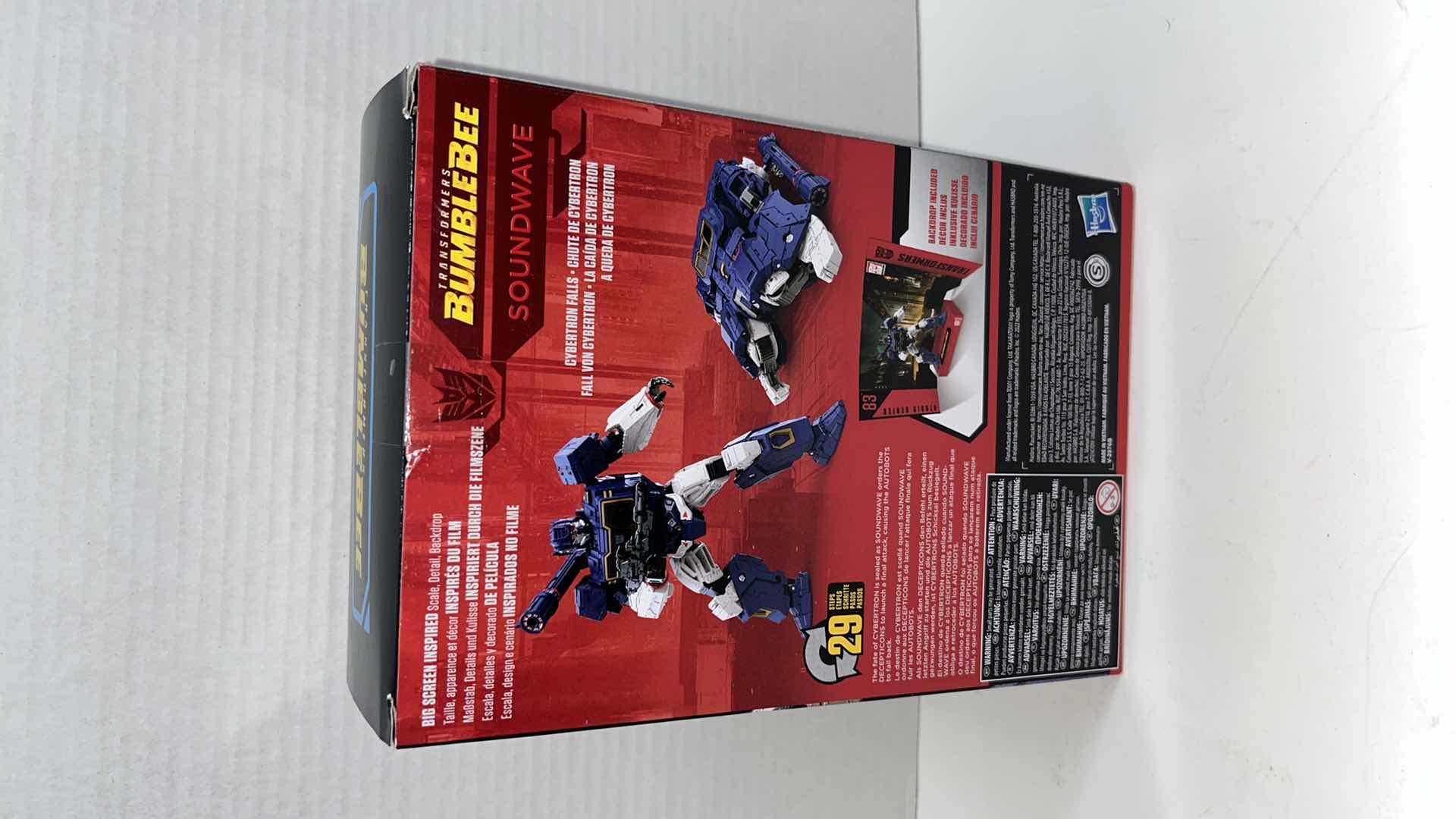 Photo 3 of $40.00 NIB HASBRO TAKARA TOMY, TRANSFORMERS BUMBLEBEE STUDIO SERIES ACTION FIGURE, SOUNDWAVE #83 (1)