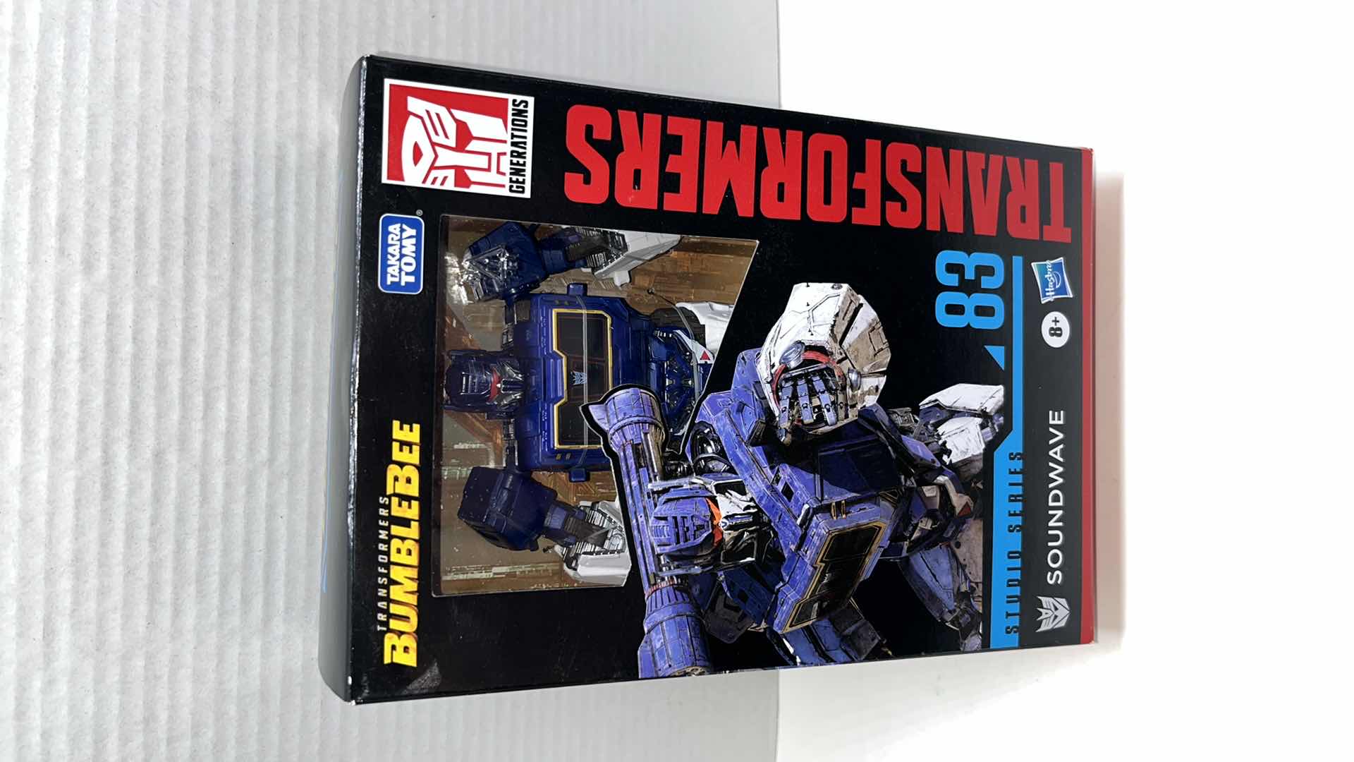 Photo 1 of $40.00 NIB HASBRO TAKARA TOMY, TRANSFORMERS BUMBLEBEE STUDIO SERIES ACTION FIGURE, SOUNDWAVE #83 (1)