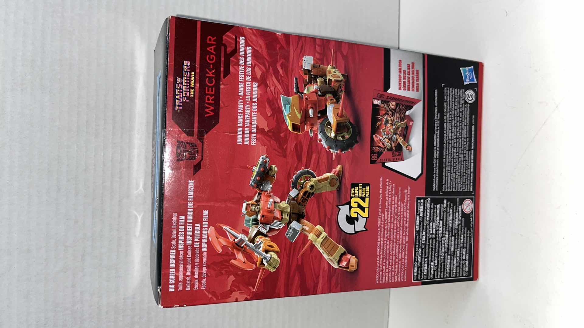 Photo 3 of $55.00 NIB HASBRO TAKARA TOMY, THE TRANSFORMERS THE MOVIE STUDIO SERIES ACTION FIGURE, WRECK-GAR #86 (1)