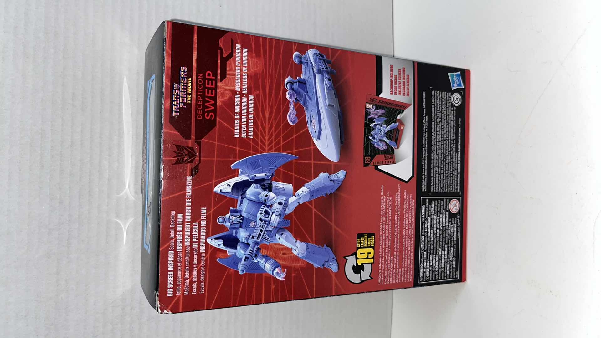 Photo 3 of $37.00 NIB HASBRO TAKARA TOMY, THE TRANSFORMERS THE MOVIE STUDIO SERIES ACTION FIGURE, SWEEP #86 (1)