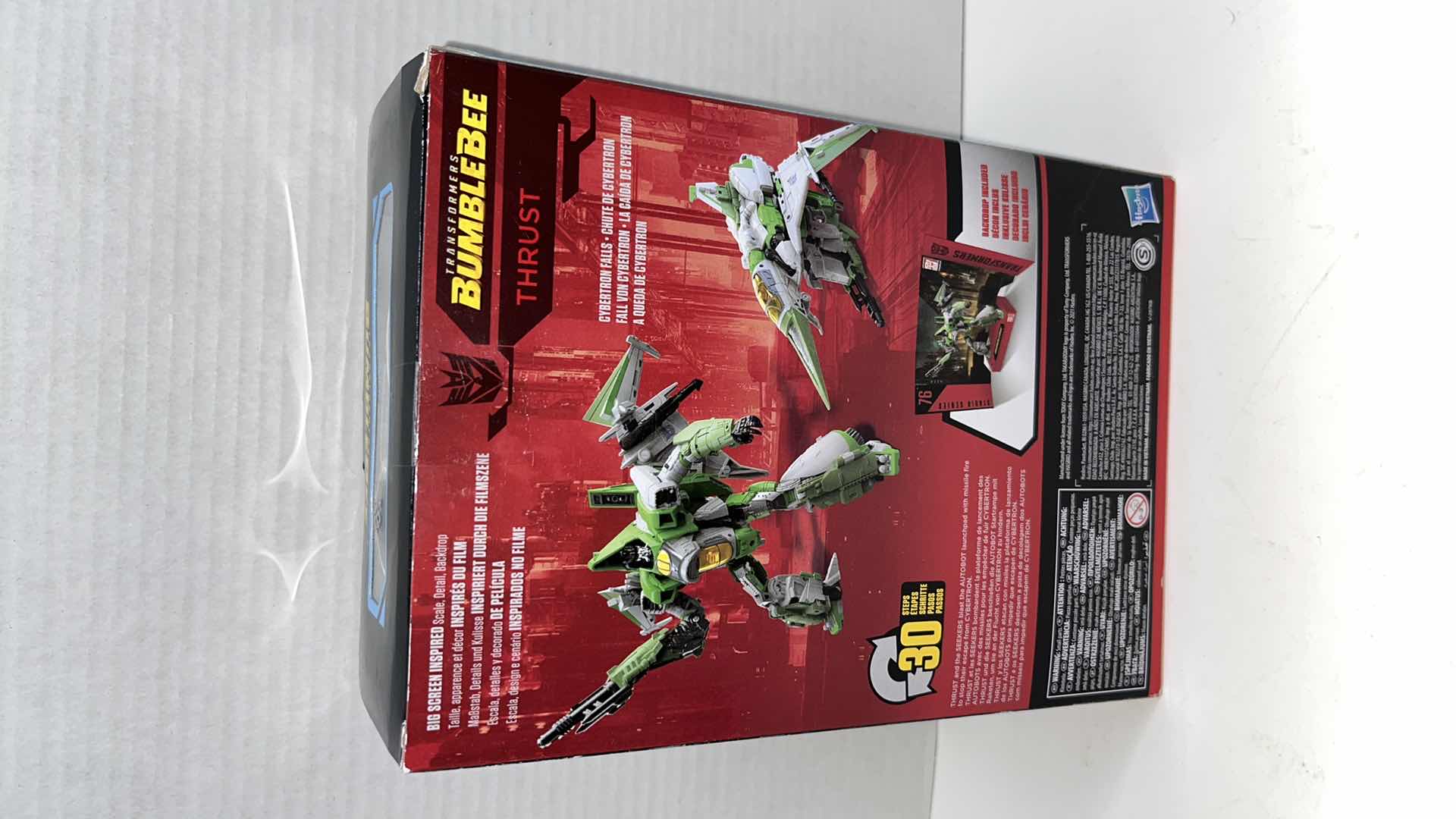 Photo 3 of $37.00 NIB HASBRO TAKARA TOMY, TRANSFORMERS BUMBLEBEE STUDIO SERIES ACTION FIGURE, THRUST #76 (1)