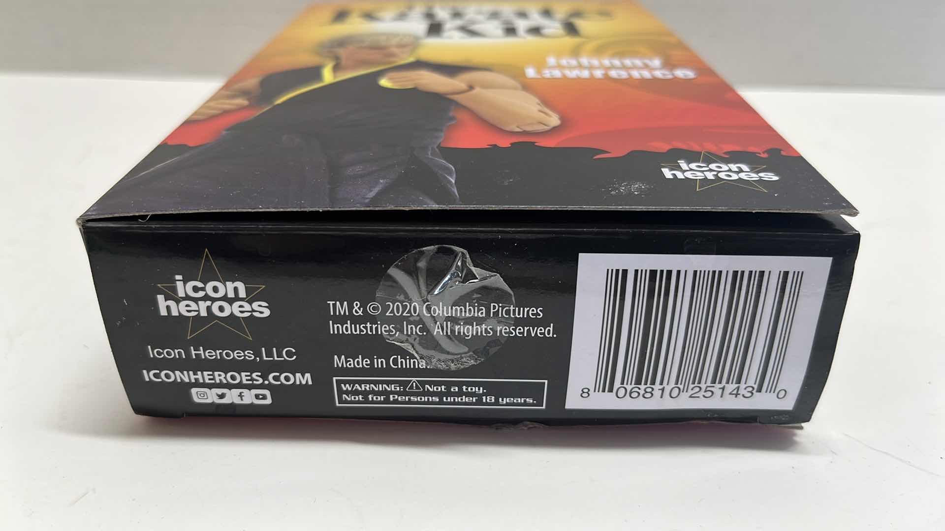 Photo 5 of $40.00 NIB ICON HEROES THE KARATE KID ACTION FIGURES, JOHNNY LAWRENCE (1)