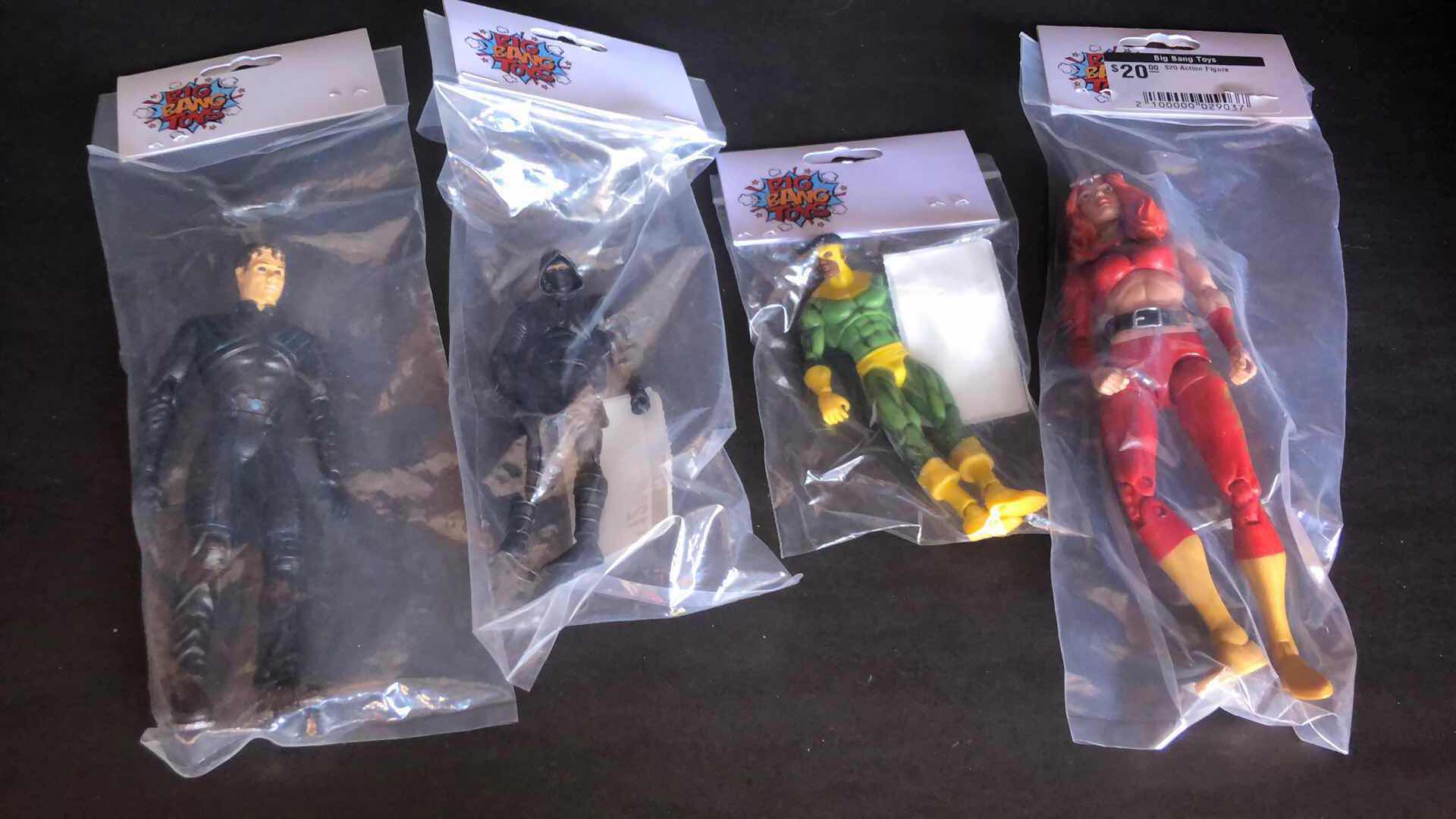 Photo 1 of ASSORTMENT OF UNBOXED SUPER HERO ACTION FIGURES (4)