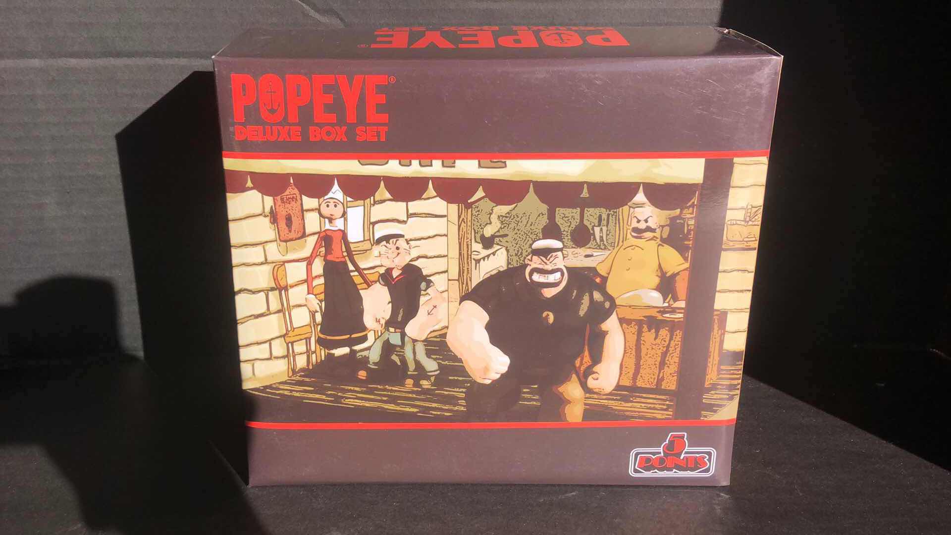 Photo 1 of 5 POINTS POPEYE DELUXE ACTION FIGURE BOX SET