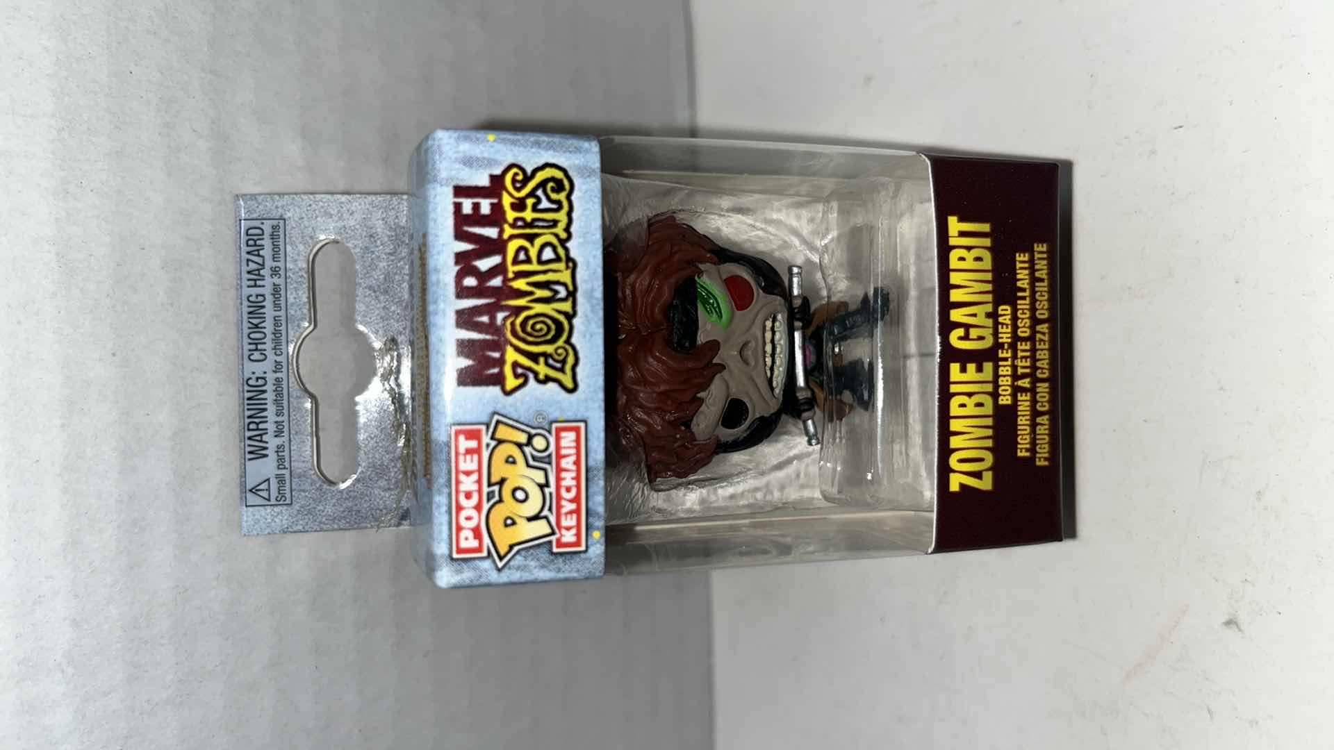 Photo 3 of NIP MARVEL STUDIOS WHAT IF? MYSTERY COLLECTORS BAG CLIPS & MARVEL ZOMBIES GAMBIT BOBBLEHEAD FUNKO POCKET POP KEY CHAIN (3)