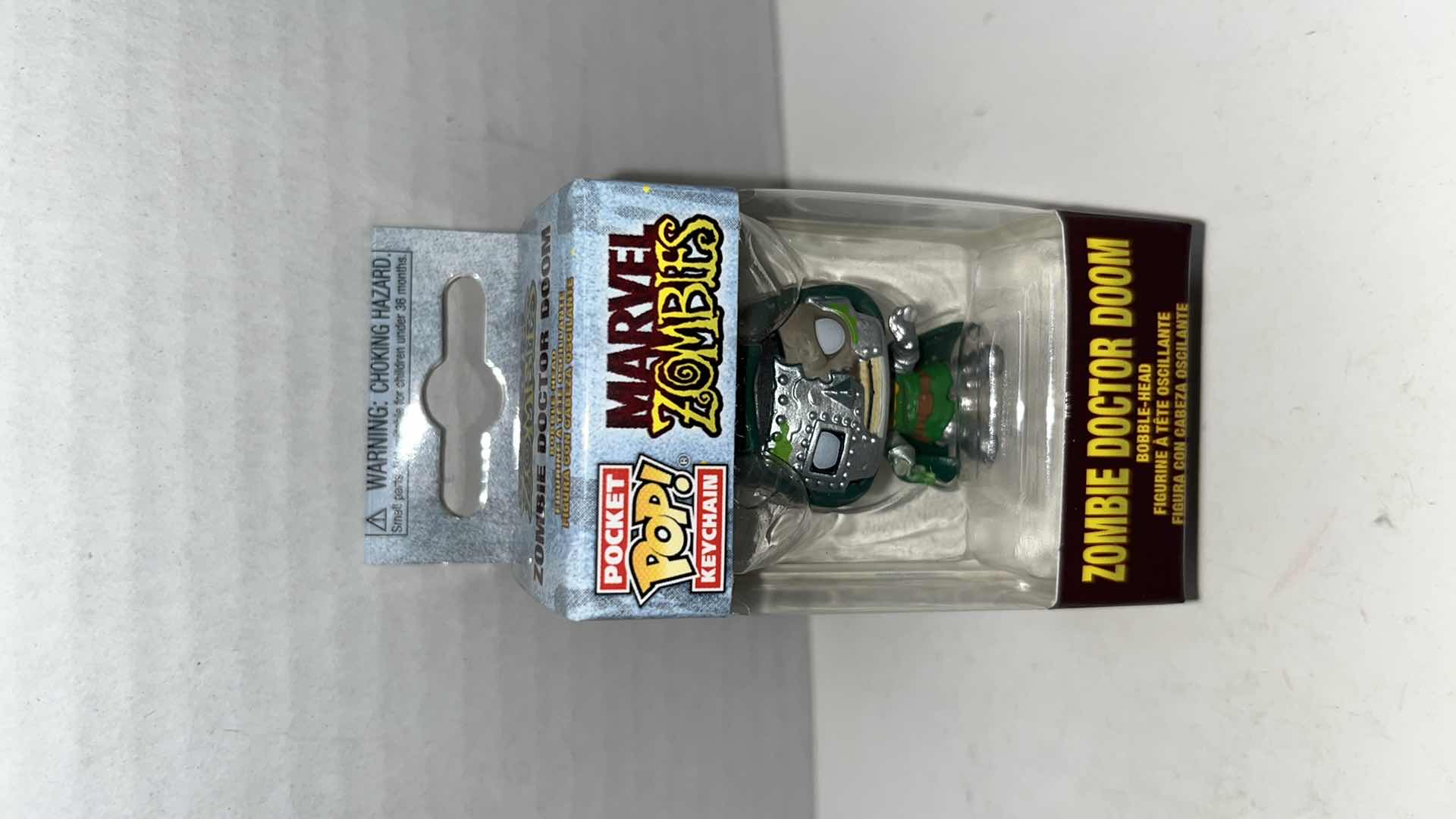 Photo 3 of NIP MARVEL STUDIOS THE INFINITY SAGA MYSTERY COLLECTORS BAG CLIP & MARVEL ZOMBIES DOCTOR DOOM BOBBLEHEAD FUNKO POCKET POP KEY CHAIN (3)