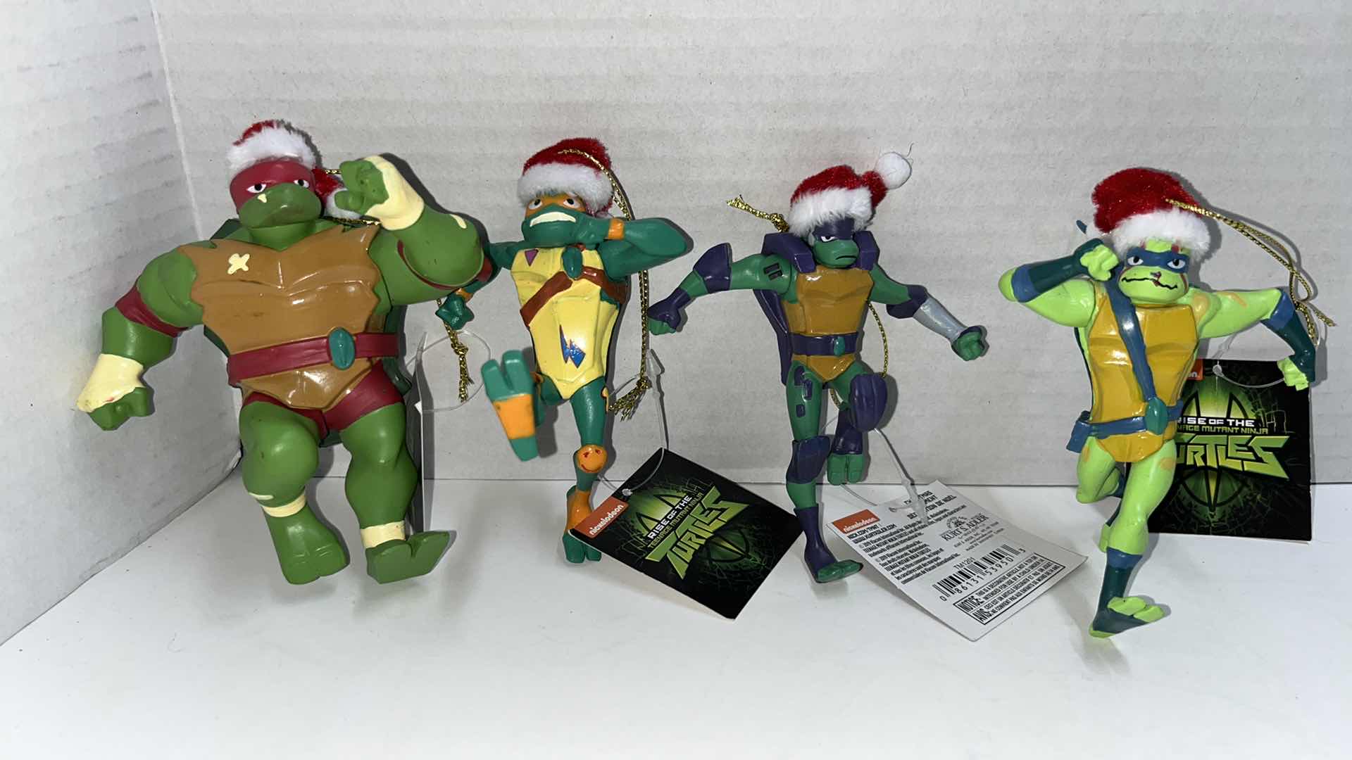 Photo 1 of BRAND NEW KURT S ADLER NICKELODEON RISE OF THE TEENAGE MUTANT NINJA TURTLES ORNAMENTS (4)