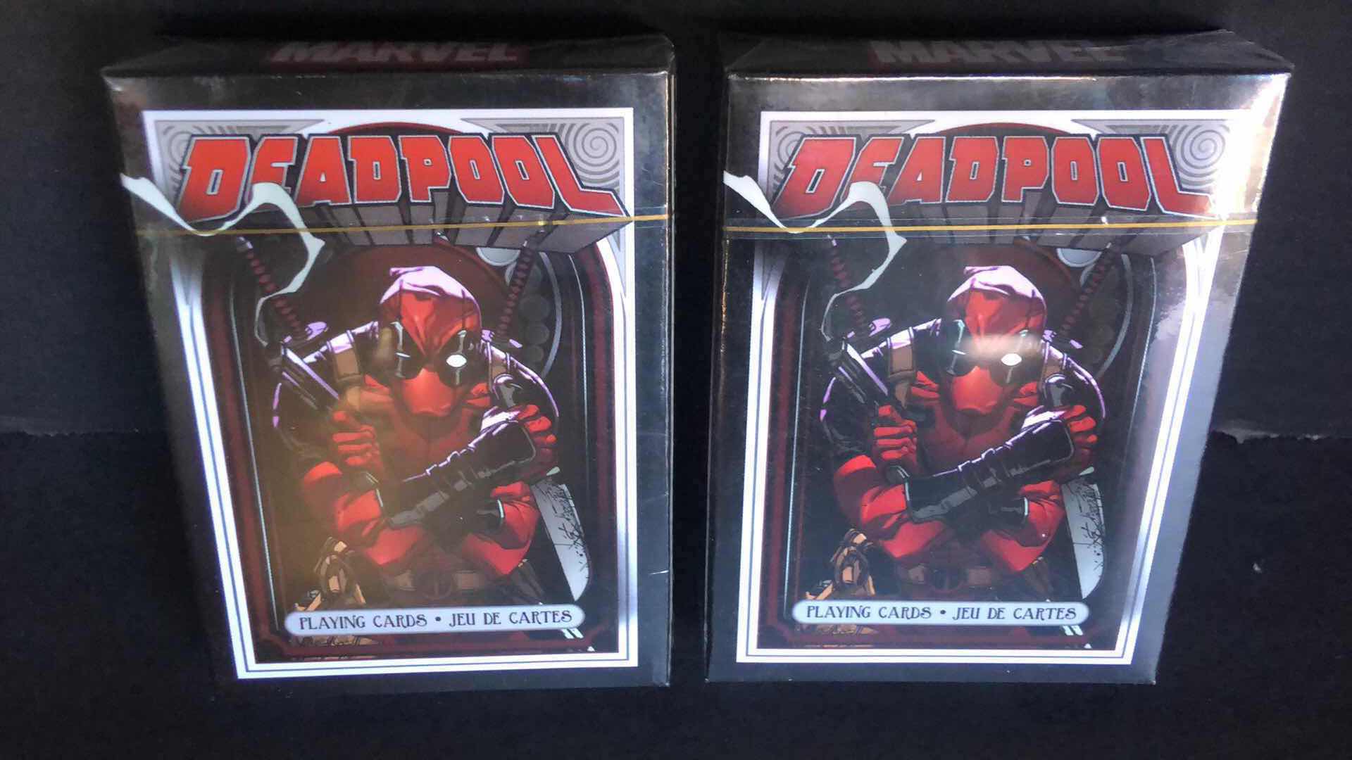 Photo 1 of BRAND NEW DEAD POOL PLAYING CARD SETS (2)