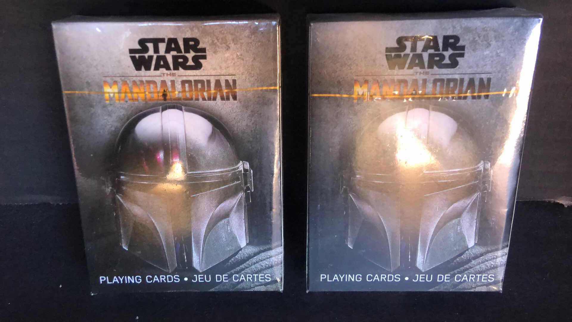 Photo 1 of BRAND NEW STAR WARS MANDALORIAN PLAYING CARD DECKS (2)