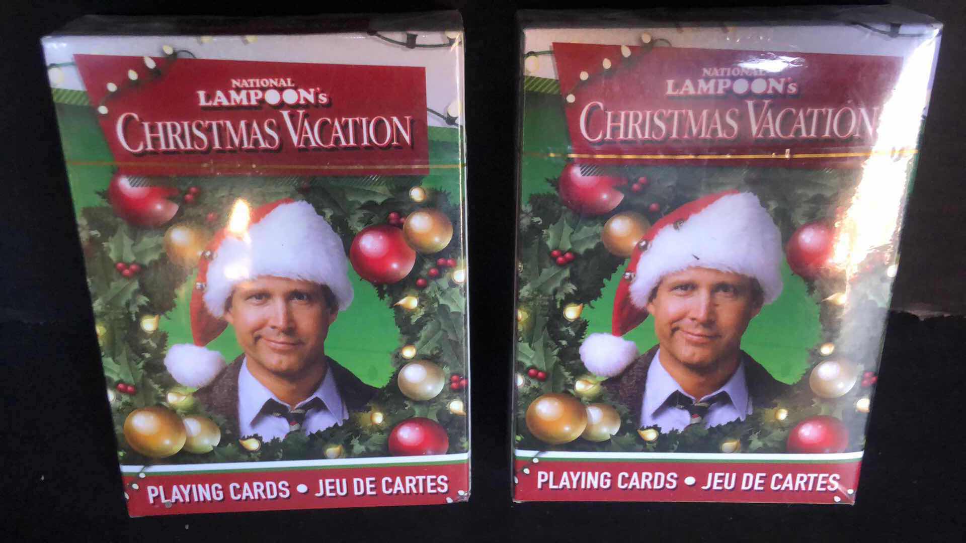 Photo 1 of BRAND NEW NATIONAL LAMPOONS CHRISTMAS VACATION PLAYING CARD DECKS (2)