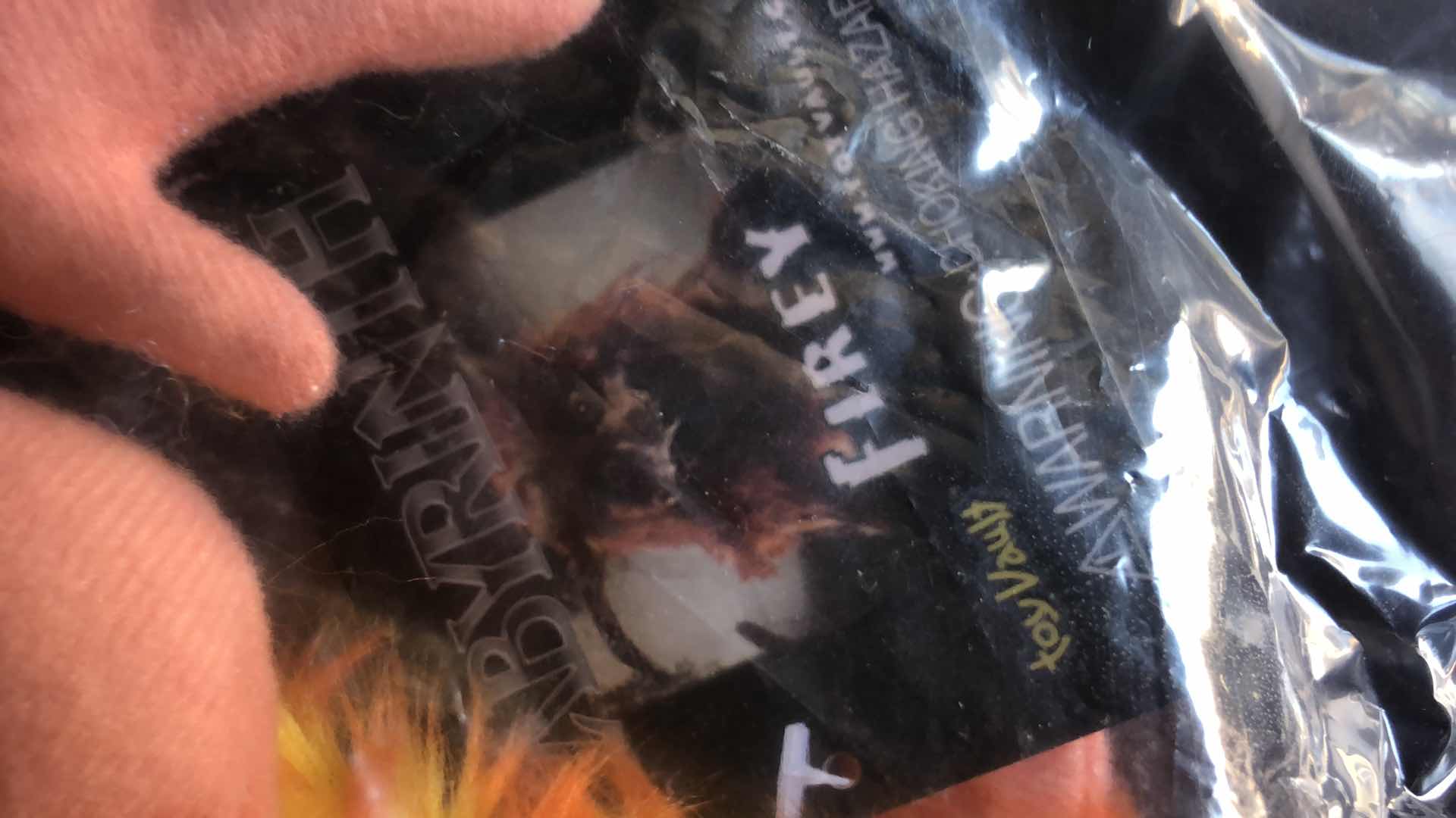 Photo 3 of SEALED TOY VAULT FIREY PLUSHY FROM LABRYNTH