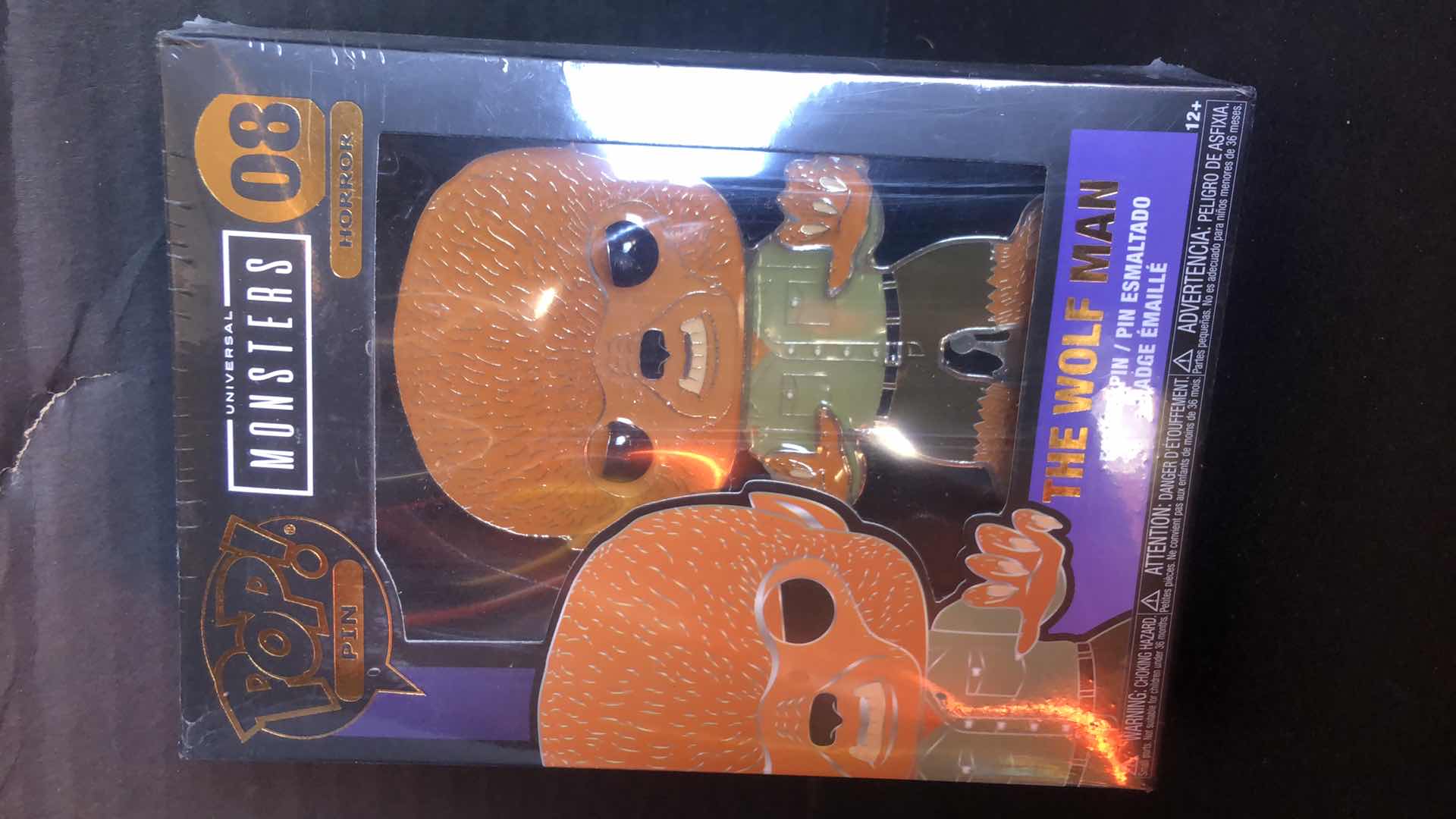 Photo 1 of NIB FUNKO POP PIN THE WOLF MAN ENAMEL PIN