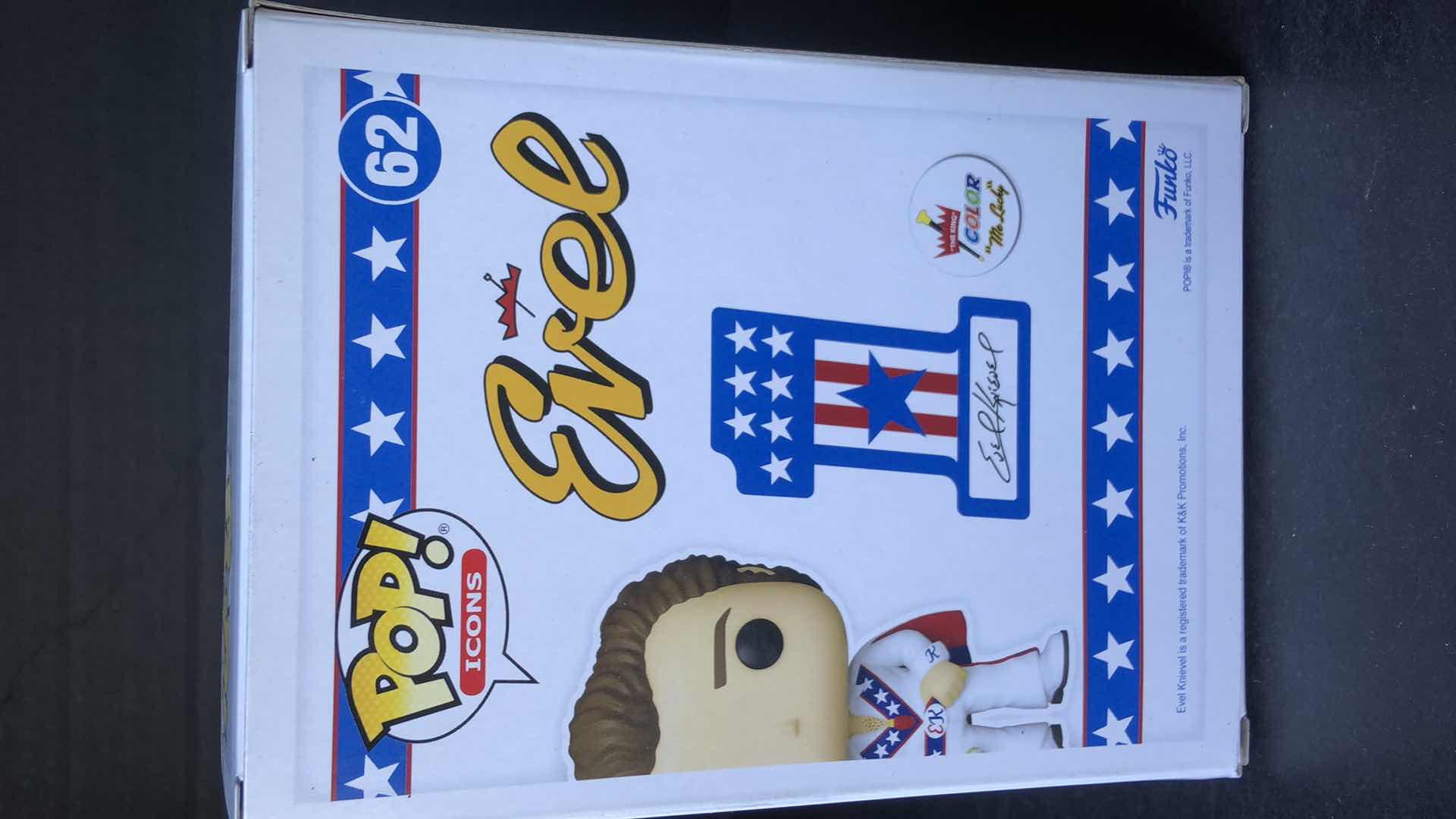 Photo 3 of NIB FUNKO POP ICONS EVEL KNIEVEL VINYL FIGURINE