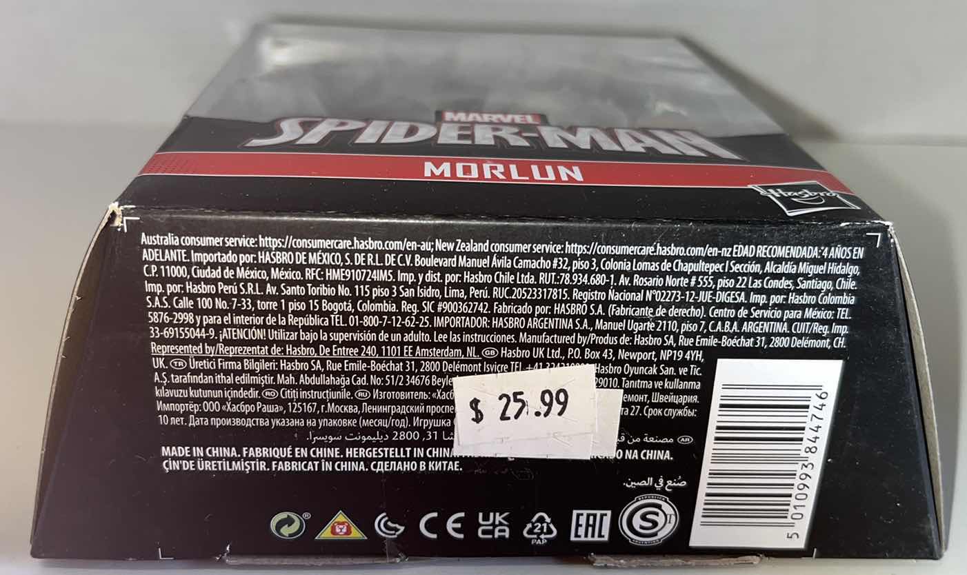 Photo 4 of NEW HASBRO MARVEL LEGENDS SERIES, SPIDER-MAN MORLUN $26 (1)