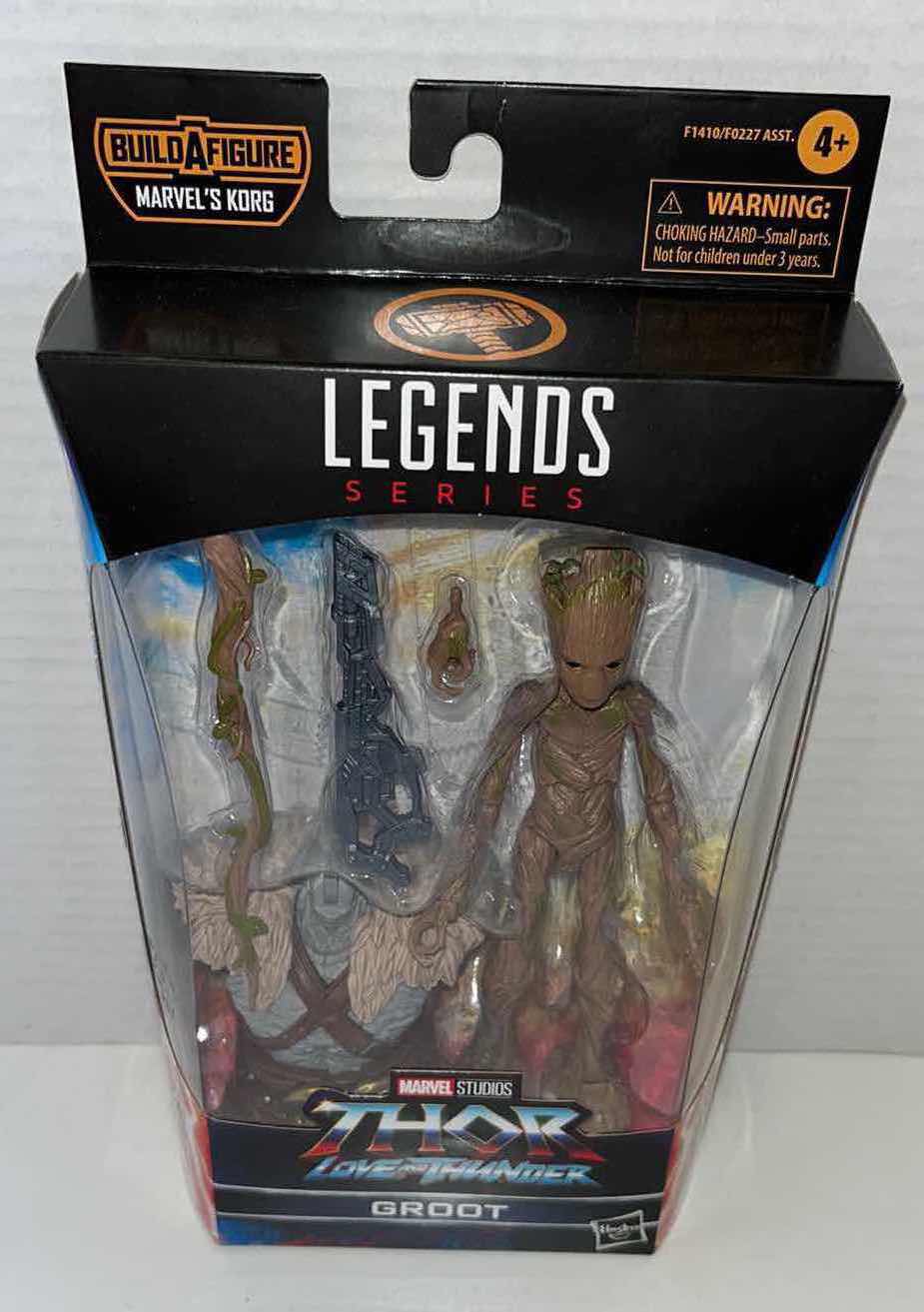 Photo 1 of BRAND NEW HASBRO MARVEL STUDIOS LEGEND SERIES, THOR LOVE AND THUNDER, GROOT (1)