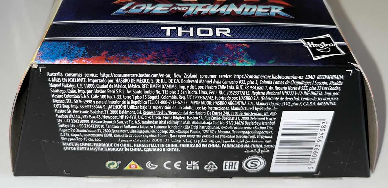 Photo 4 of BRAND NEW HASBRO MARVEL STUDIOS LEGEND SERIES, THOR LOVE AND THUNDER “THOR” (1)