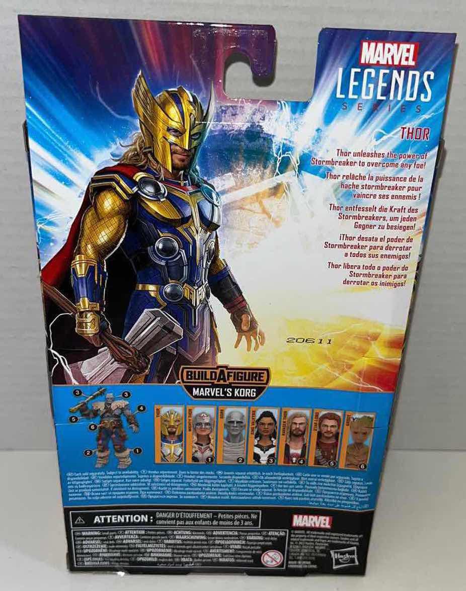 Photo 3 of BRAND NEW HASBRO MARVEL STUDIOS LEGEND SERIES, THOR LOVE AND THUNDER “THOR” (1)