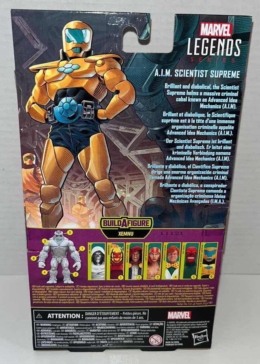 Photo 3 of NEW HASBRO MARVEL LEGEND SERIES, SUPER VILLAINS “A.I.M. SCIENTIST SUPREME” (1)