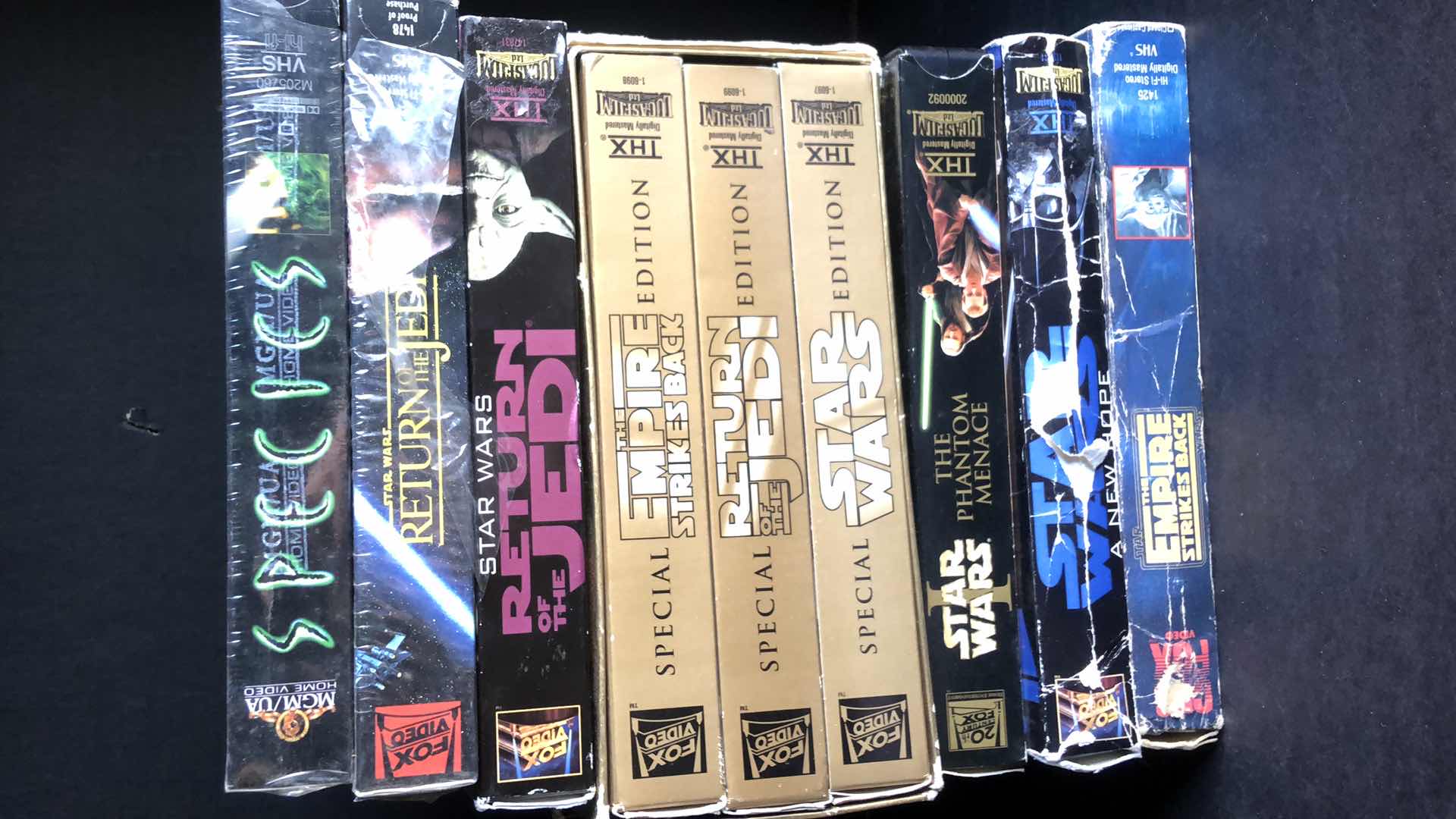 Photo 1 of ASSORTMENT OF STAR WARS VHS TAPES (9)