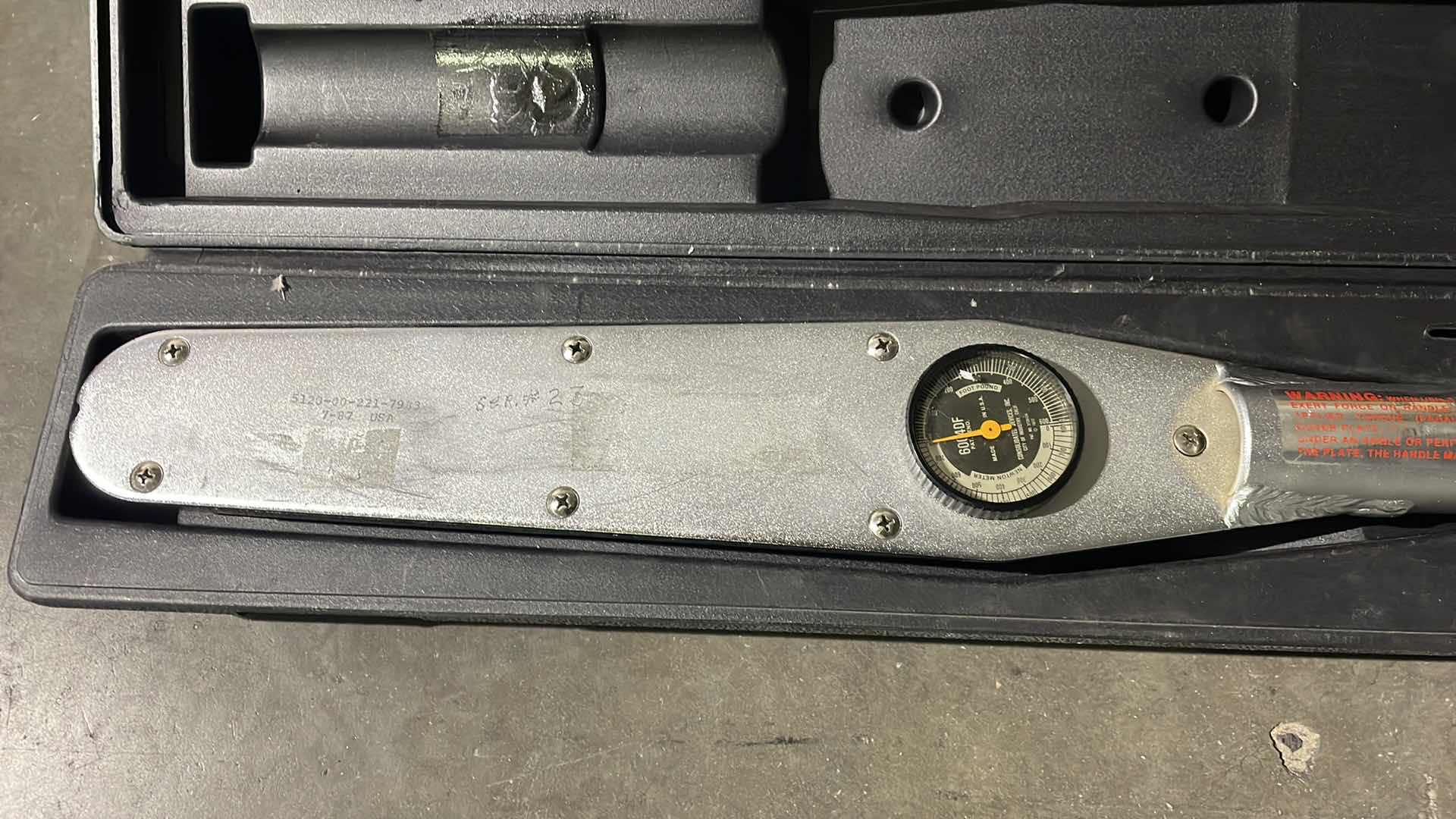 Photo 2 of CDI DIAL TORQUE WRENCH IN CASE