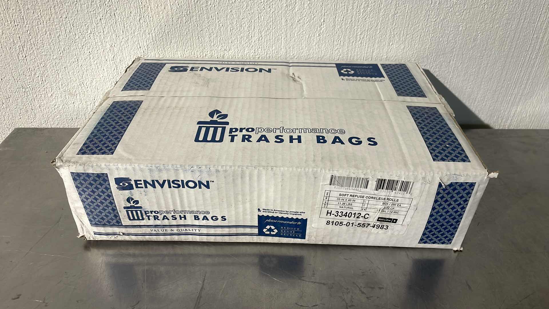 Photo 1 of ENVISION 33GAL TRASH BAGS 250CT