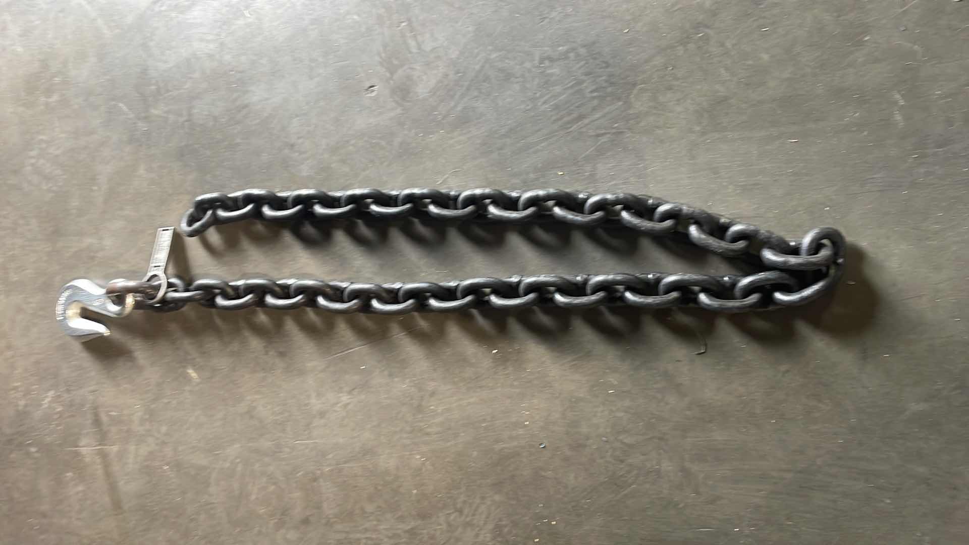 Photo 1 of 5/8” X 7’ CM CHAIN WITH HOOK