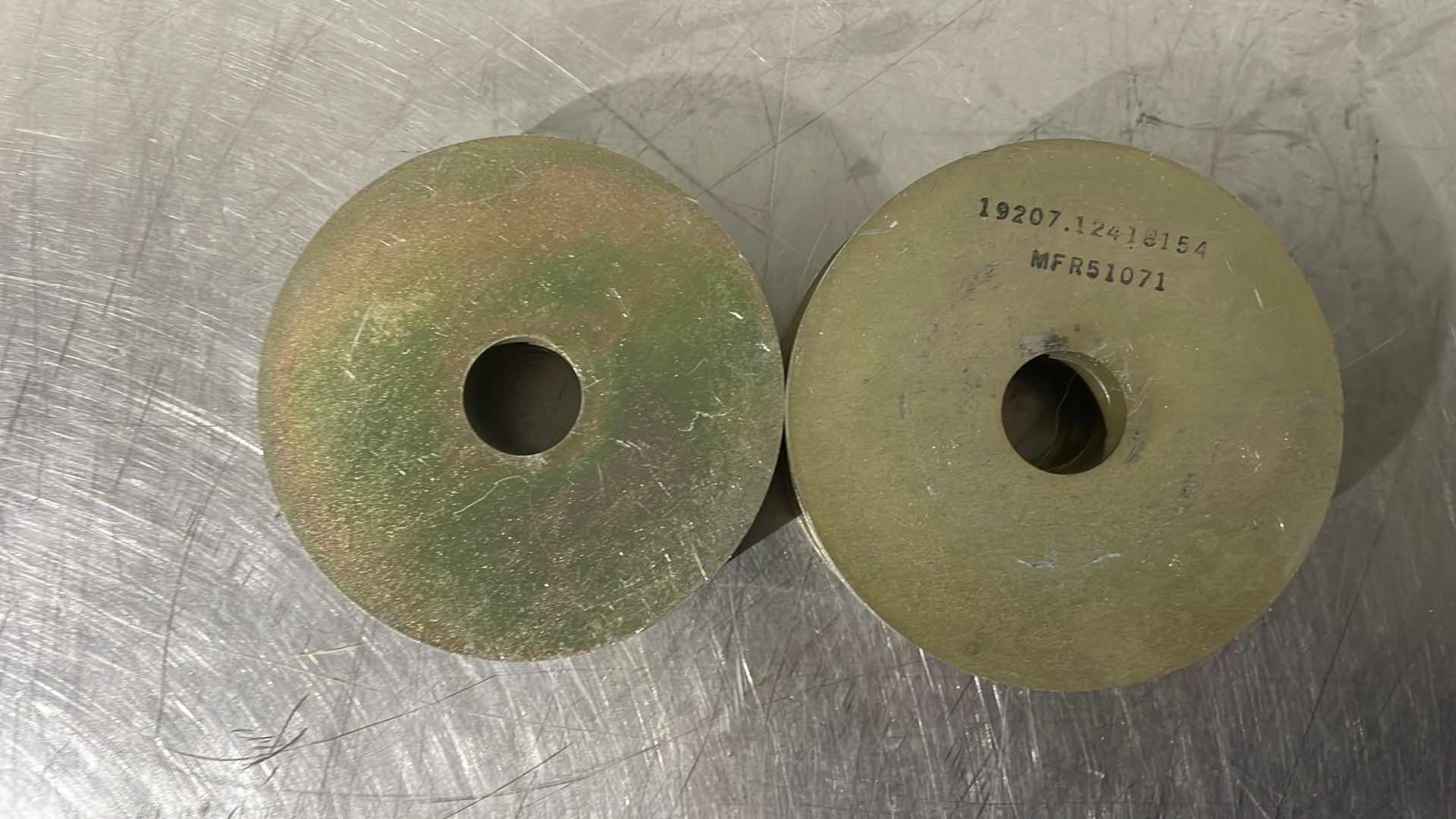 Photo 2 of 13/16" ID x 3-3/4" OD x 5/16" THICK TALL INDUSTRIAL STEEL SPACER BUSHING WASHER (7)