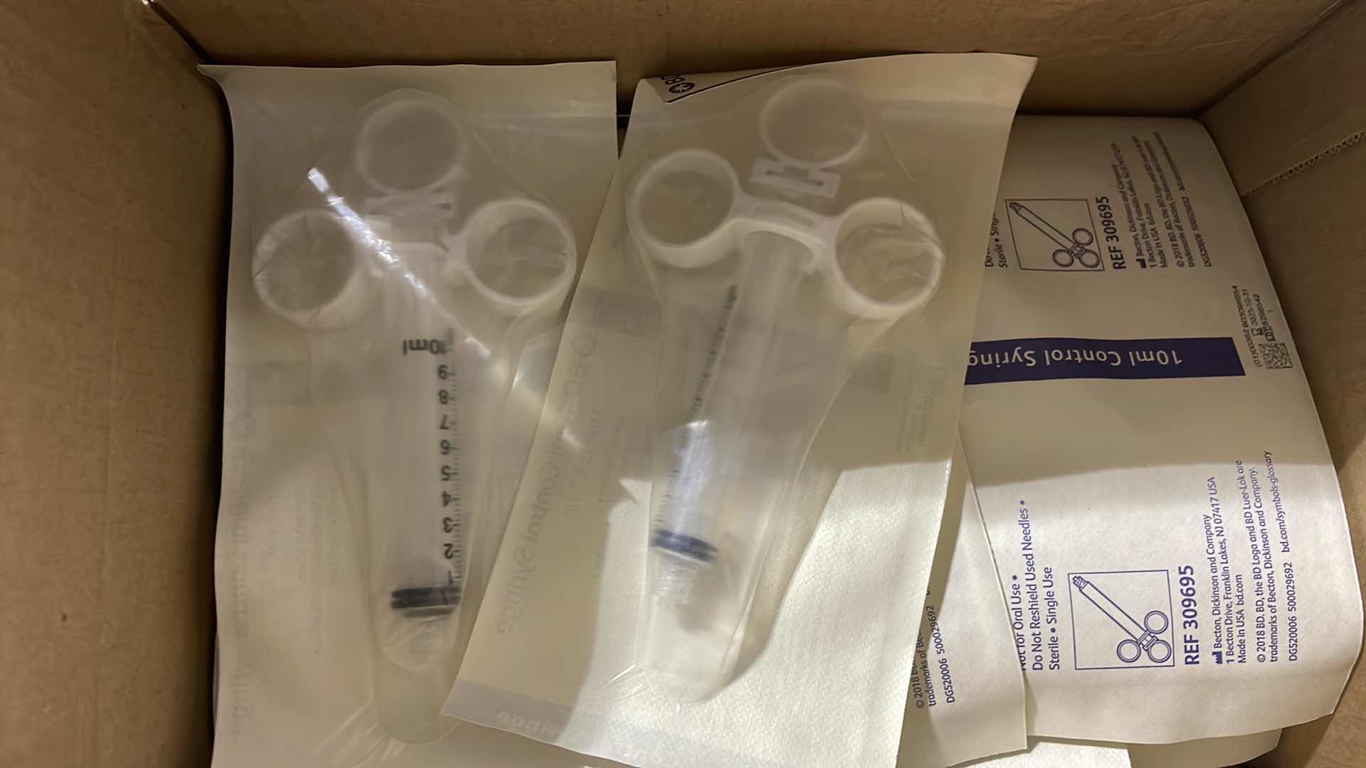 Photo 4 of BD CONTROL SYRINGE 10ML EXP 11/30/24 (100)