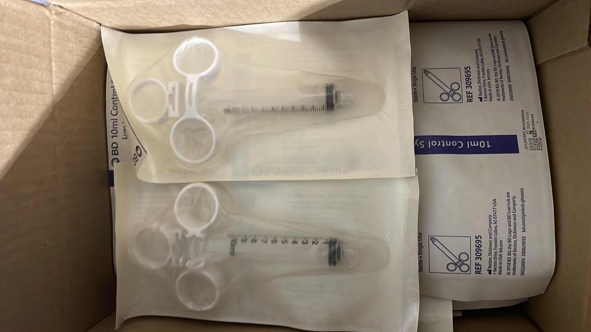 Photo 3 of BD CONTROL SYRINGE 10ML EXP 10/31/23 (75)