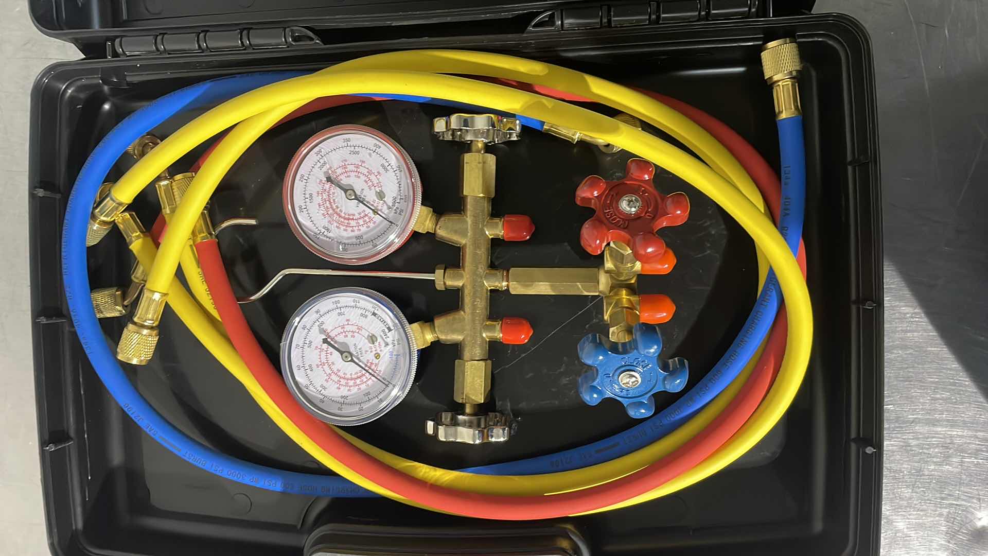 Photo 1 of HVAC TOOLS CHARGING MANIFOLD GAUGES AND HOSES
