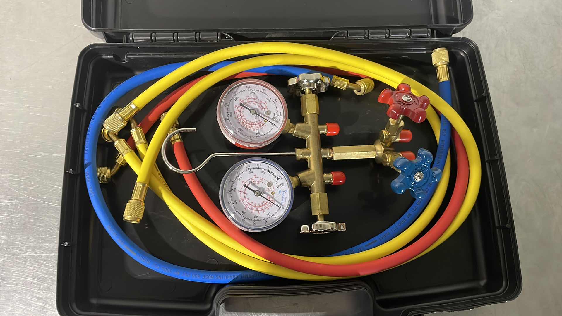 Photo 3 of HVAC TOOLS CHARGING MANIFOLD GAUGES AND HOSES