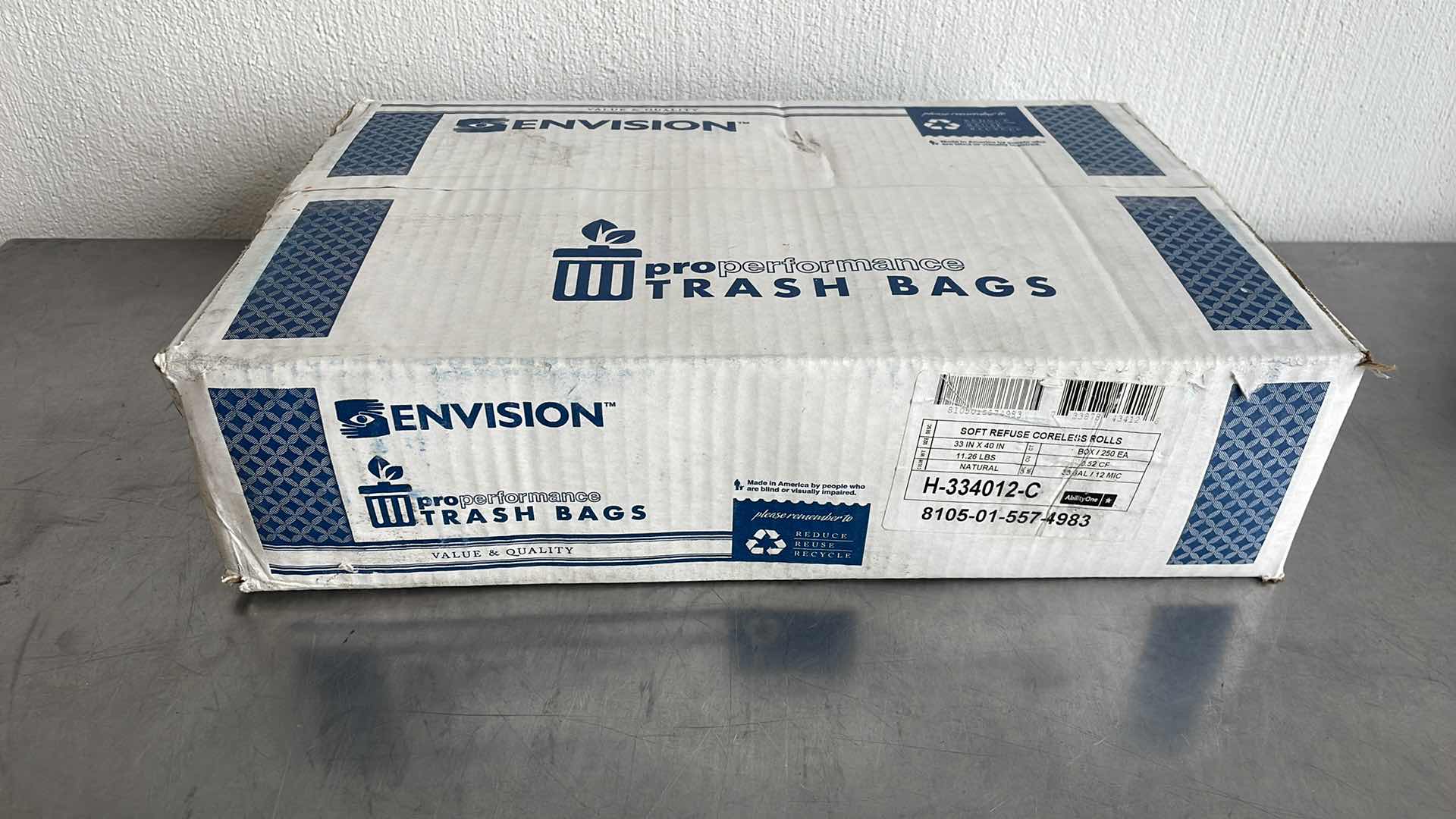 Photo 1 of ENVISION PROPERFORMANCE TRASH BAGS 33GAL 250CT
