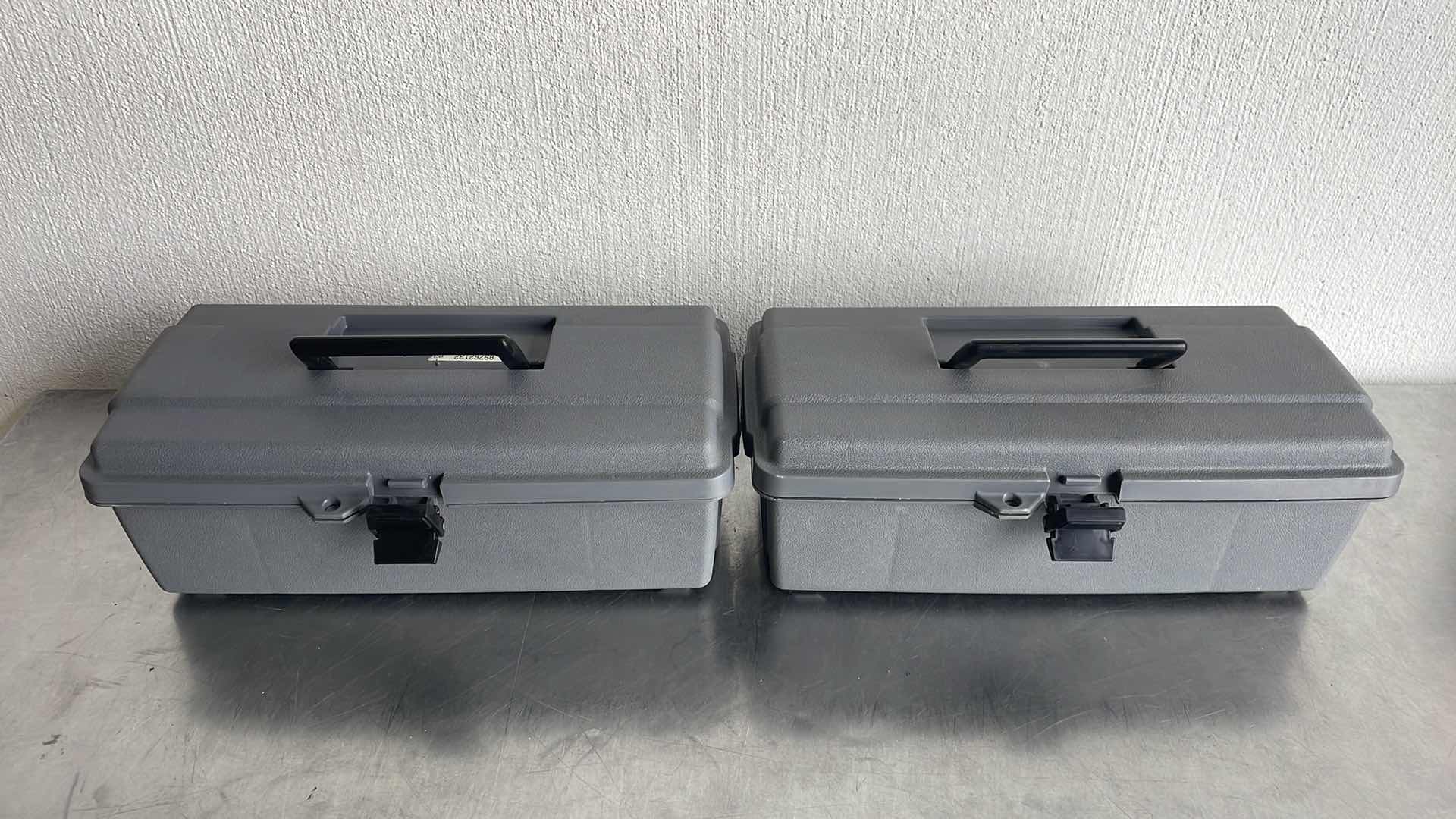 Photo 1 of 14” BRUTE CABINET PLASTIC TOOL CABINET BOX (2)