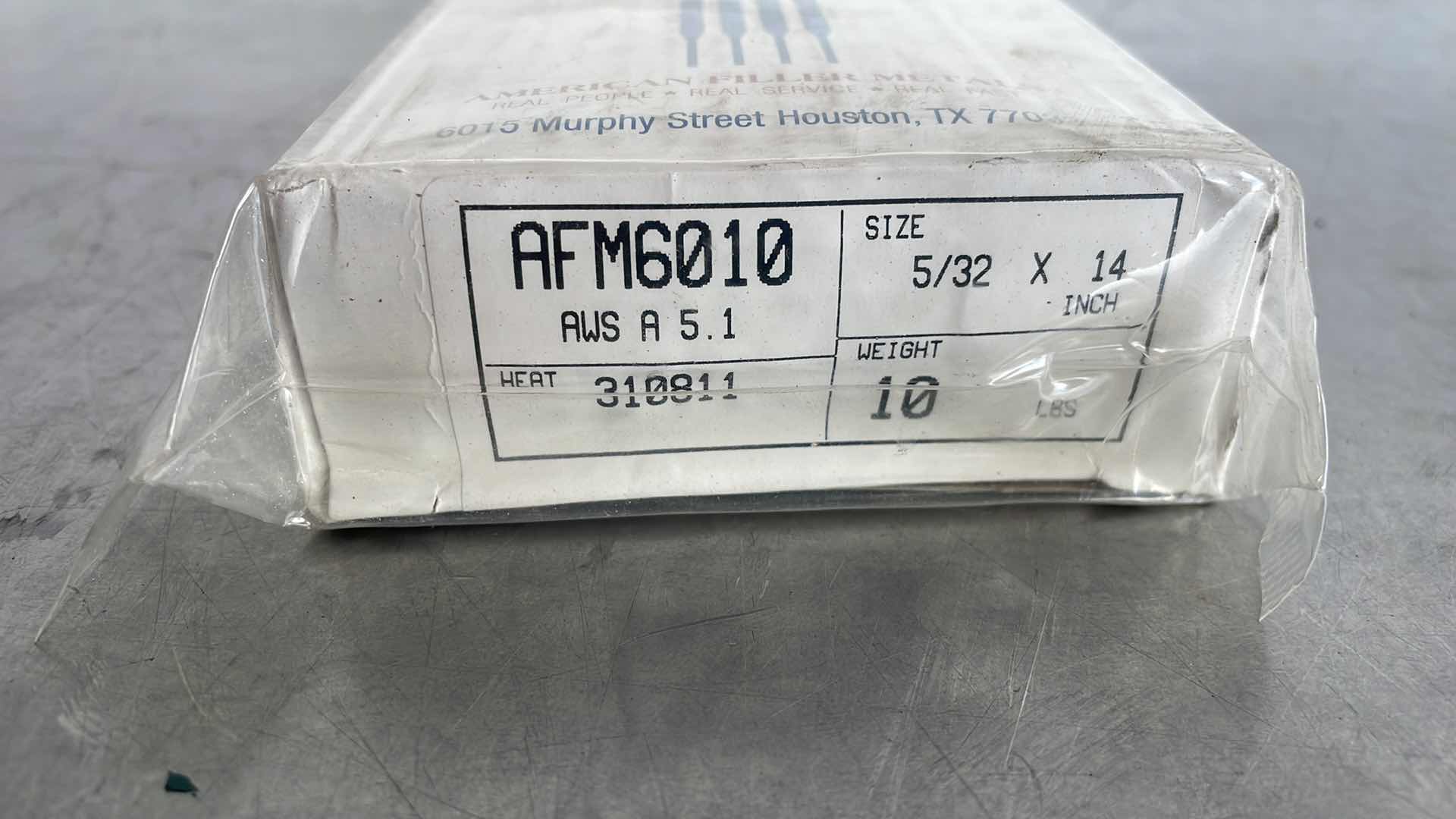 Photo 2 of AMERICAN FILLER METALS ELECTRODE AFM6010 5/32 X 14” 10LBS