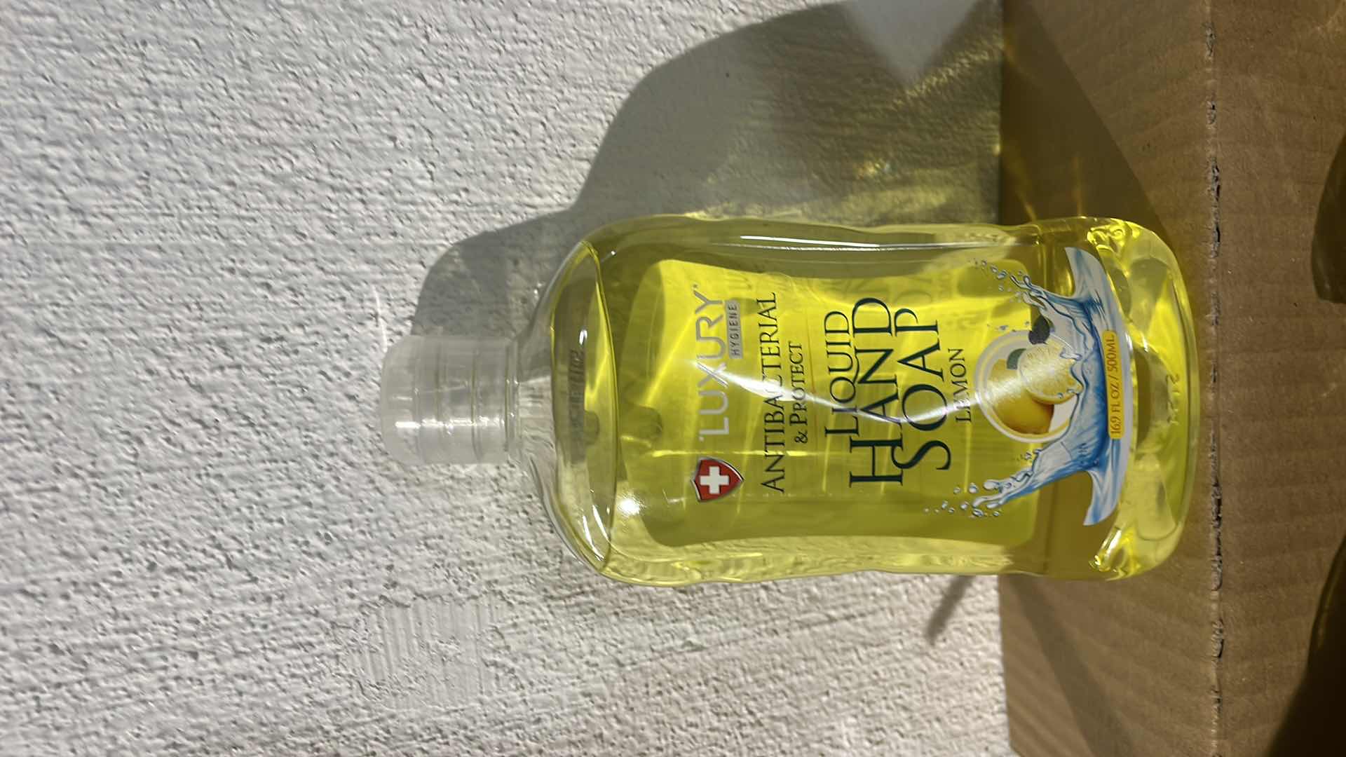 Photo 2 of LUXURY ANTIBACTERIAL LIQUID HAND SOAP LEMON 12-16.9FL OZ