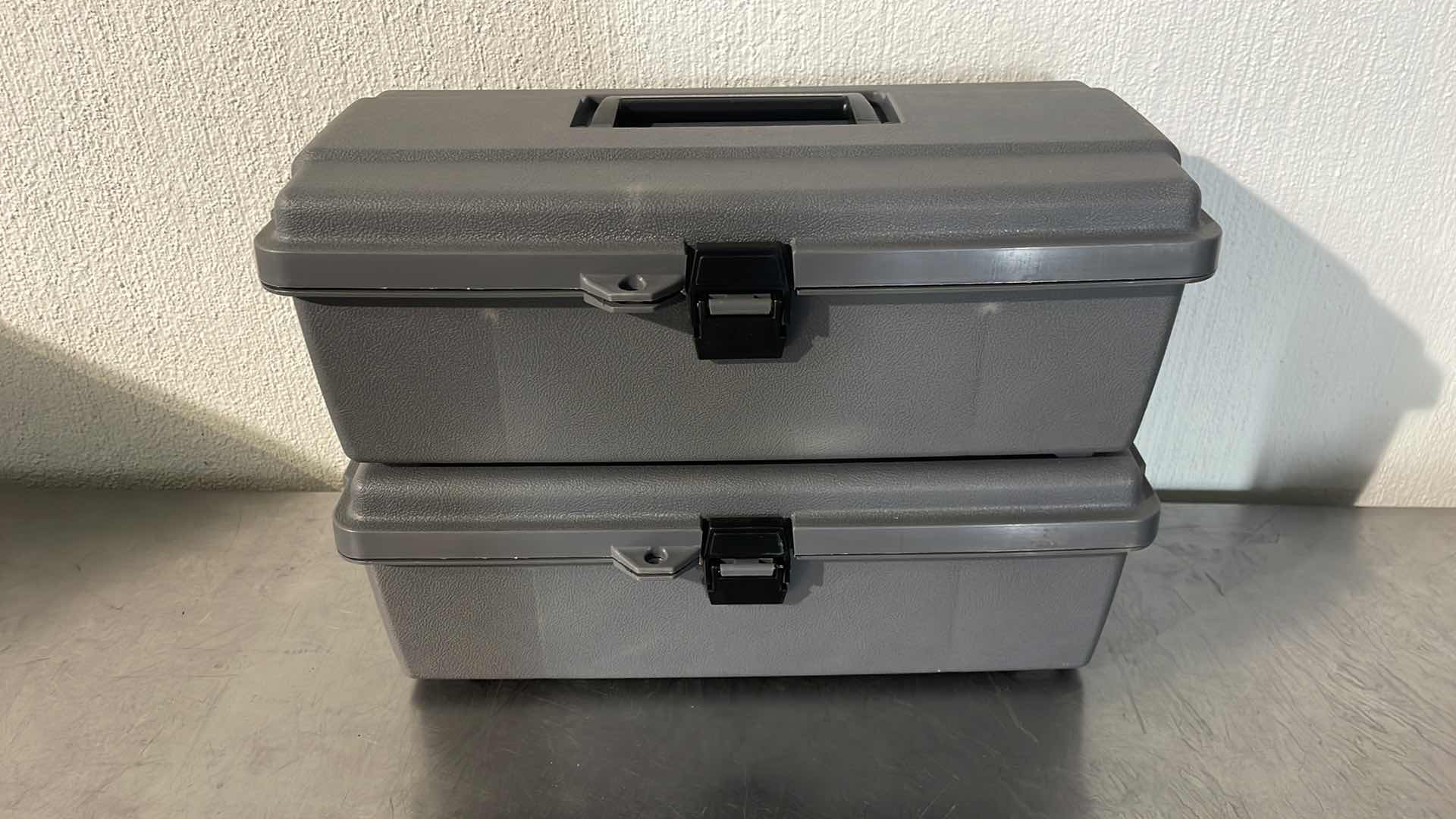 Photo 1 of 14” BRUTE CABINET PLASTIC TOOL CABINET BOX (2)