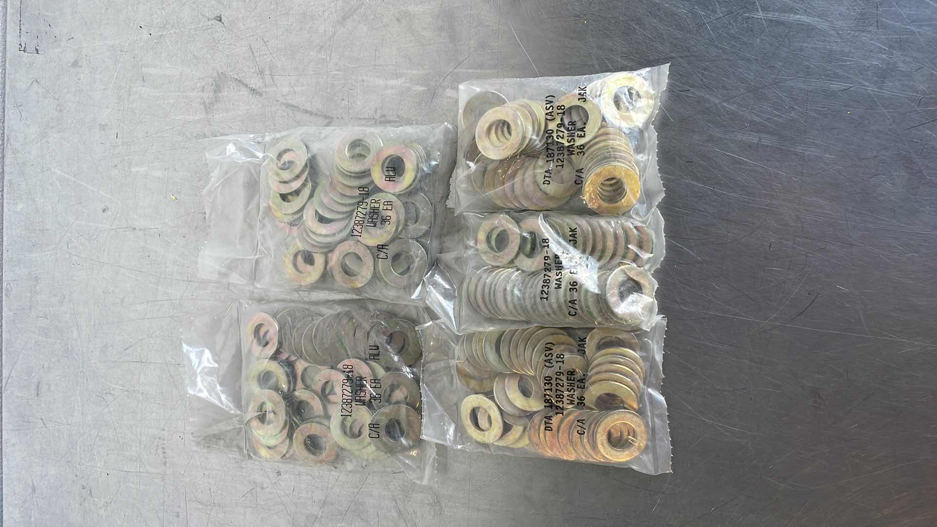 Photo 1 of 1/2” FLAT WASHERS (180)