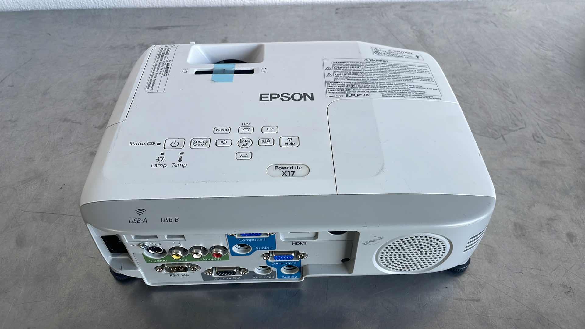 Photo 3 of EPSON 3LCD POWERLITE X17 PROJECTOR